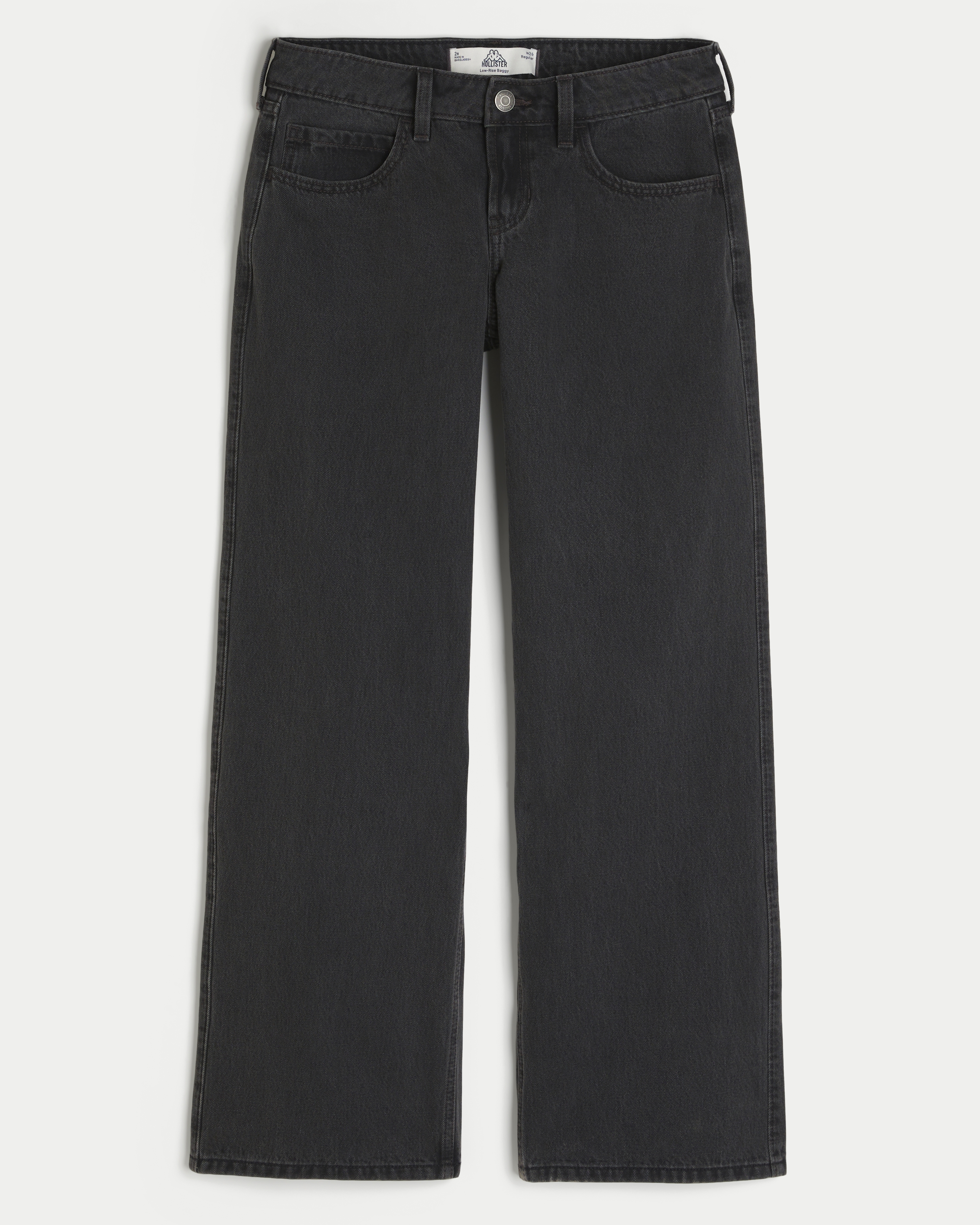 Hollister + Kappa Low-Rise Baggy Jeans