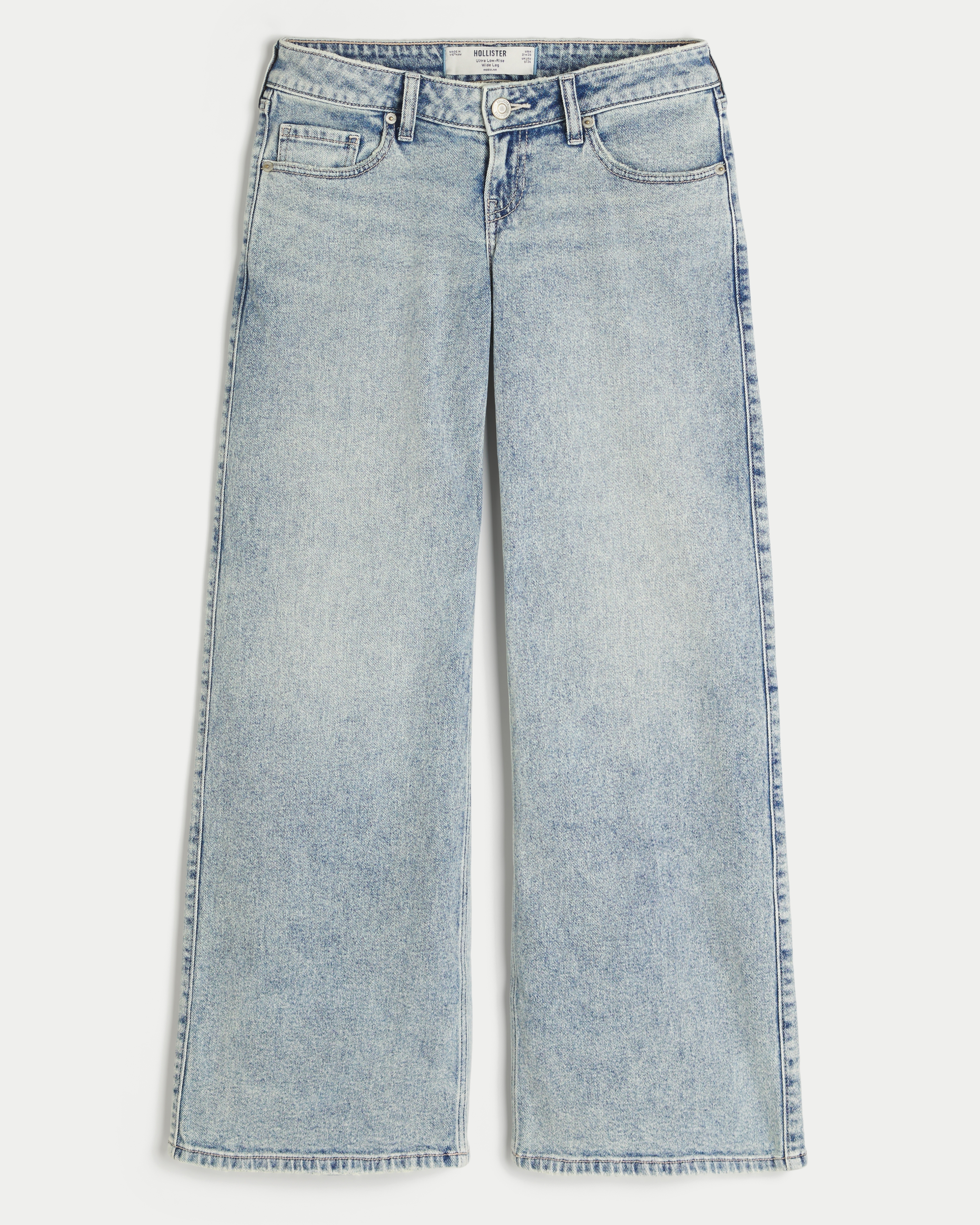 Ultra Low-Rise Wide-Leg Jeans