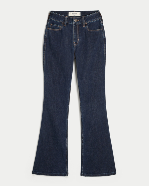 Curvy High-Rise Dark Wash Bootcut Jeans, Dark view 1