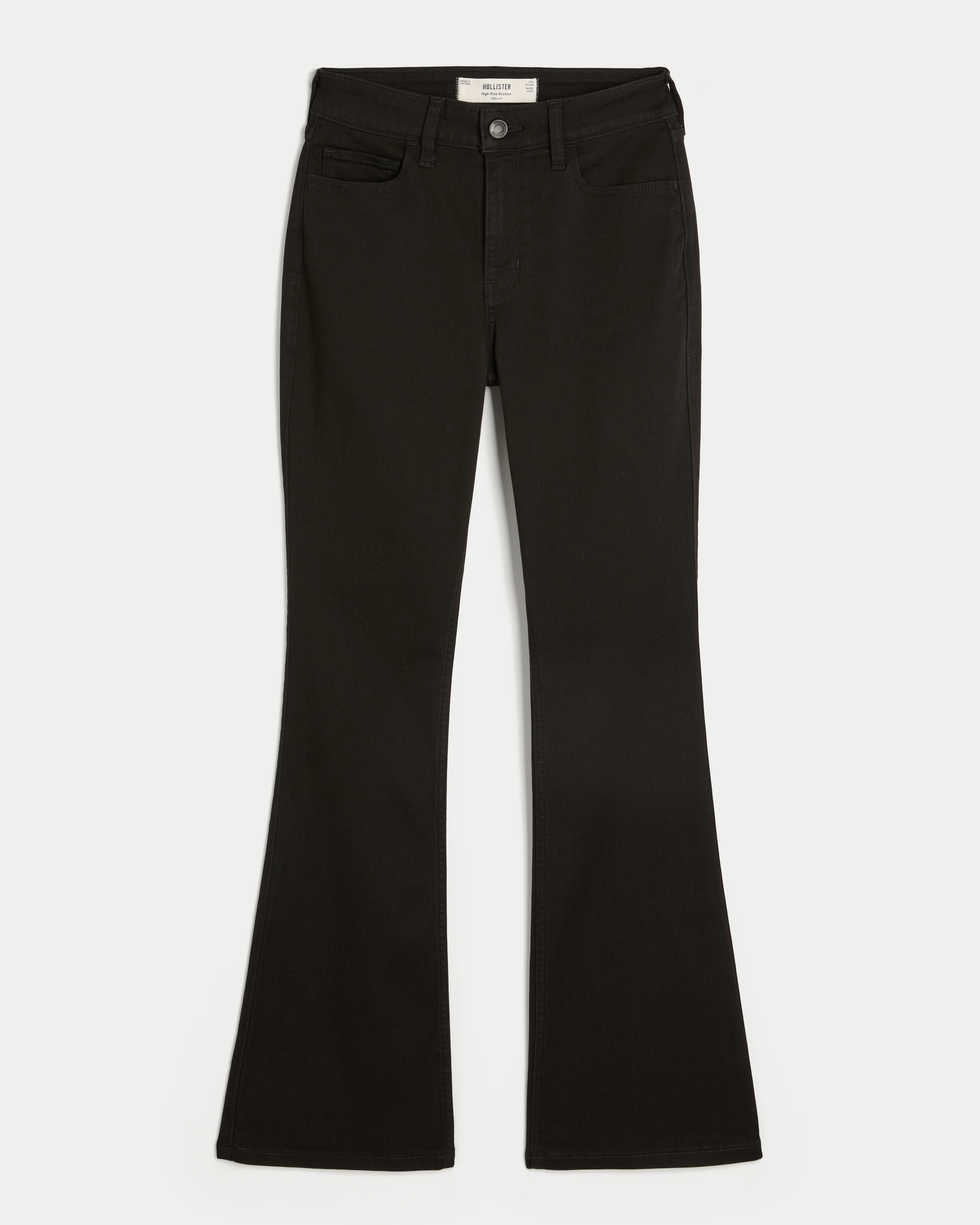 Curvy High-Rise Black Bootcut Jeans