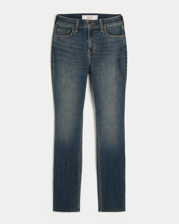 Curvy High-Rise Dark Wash Skinny Jeans, Dark view 1