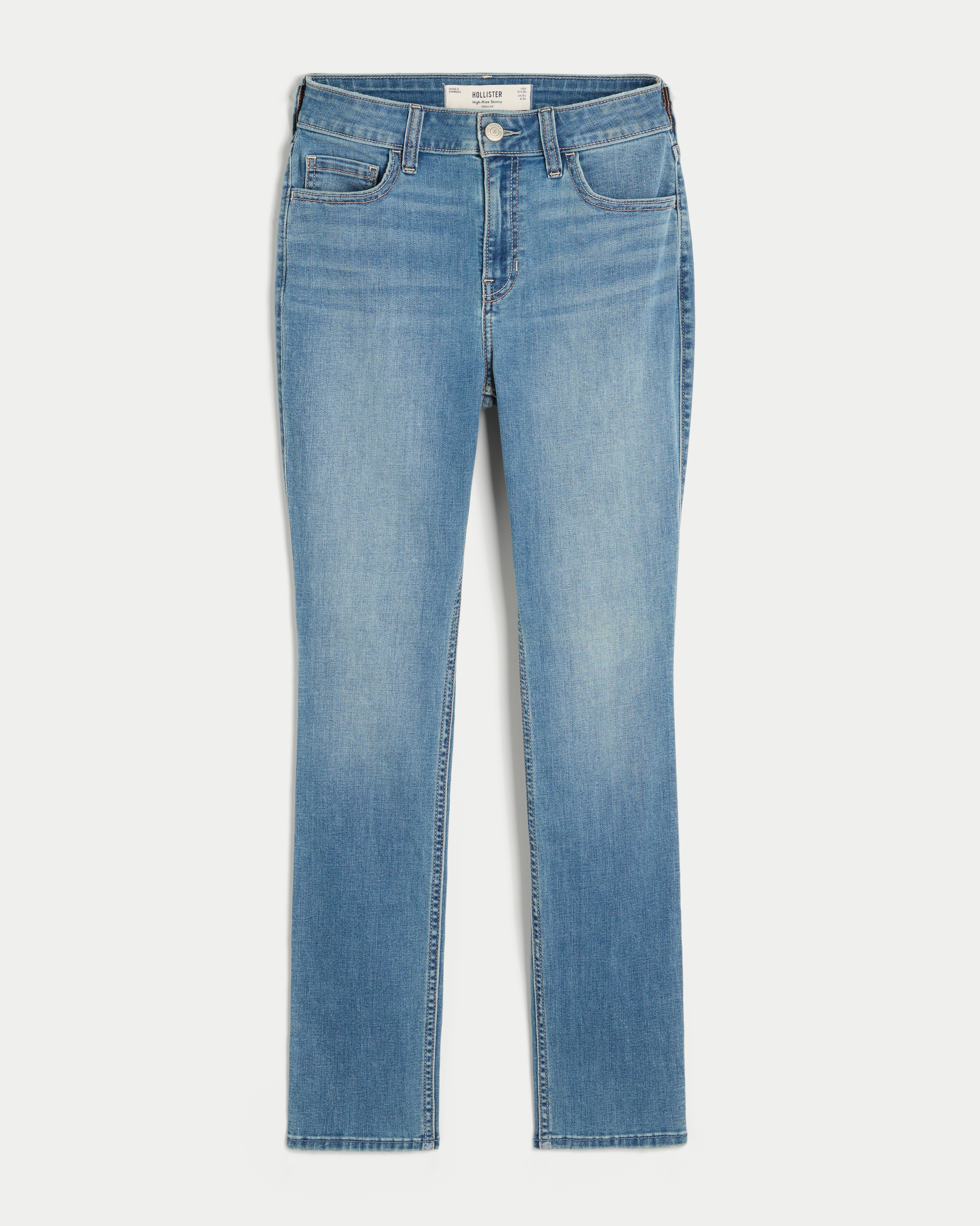 Curvy High-Rise Medium Wash Skinny Jeans