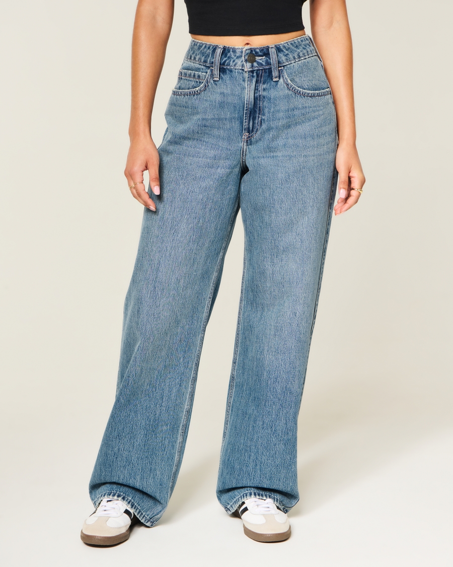 High-Rise Baggy Jeans