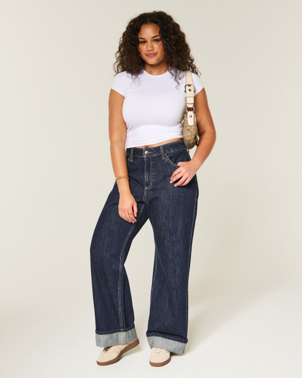 Curvy High-Rise Baggy Jeans