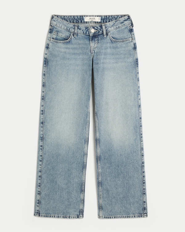 Ultra Low-Rise Baggy Jeans, Light view 1