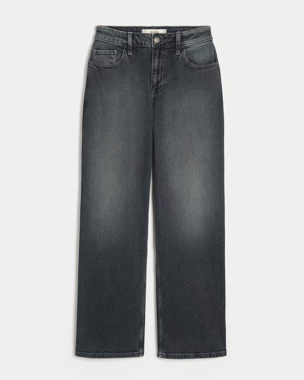 Curvy High-Rise Dad Jeans, Dark view 1