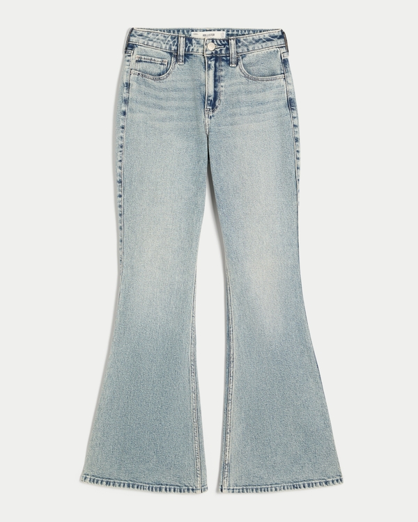 High-Rise Flare Jeans, Light view 1