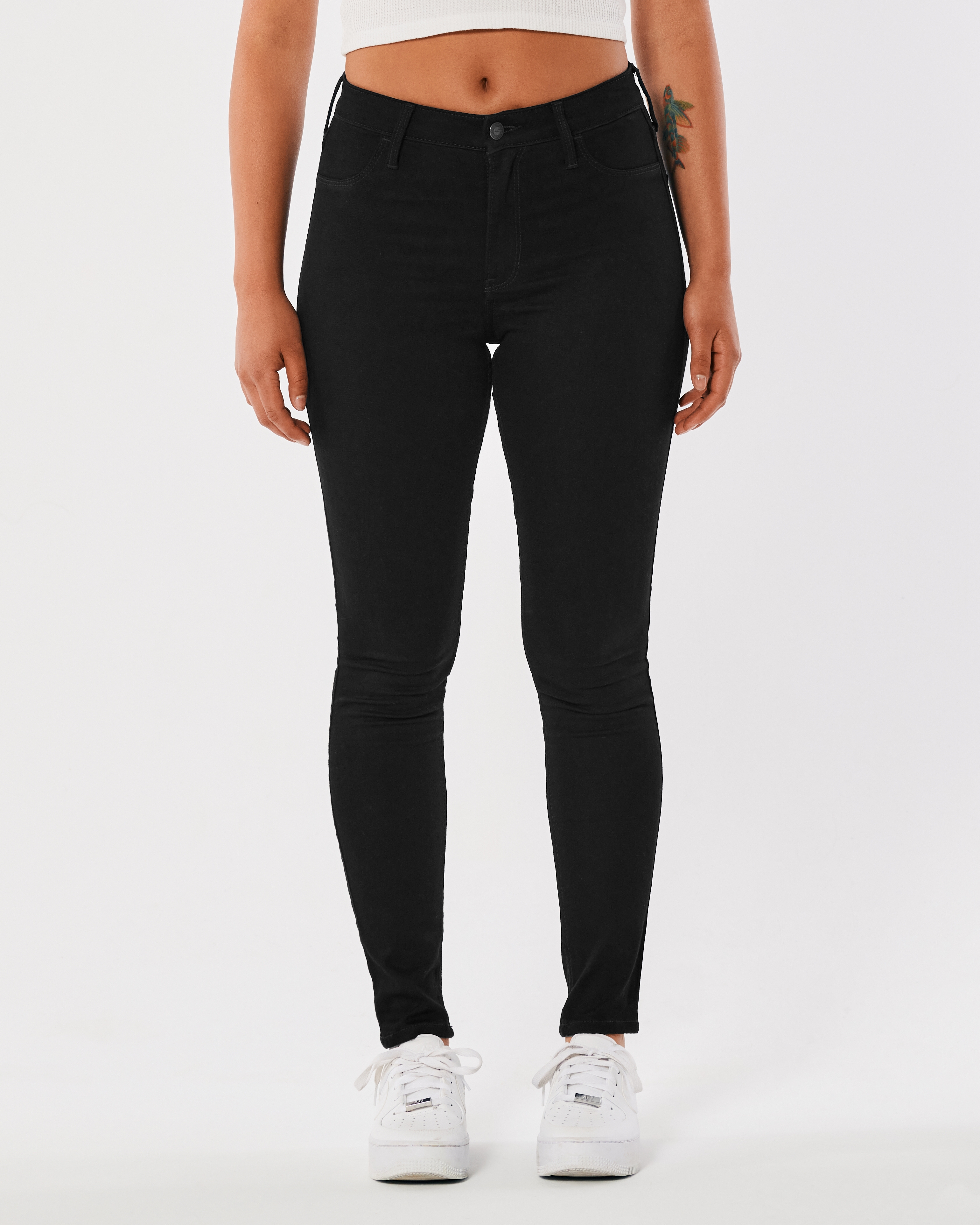 Ultra high rise hot sale jean leggings hollister