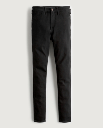 Women s High Rise Black Jean Leggings Women s Clearance HollisterCo
