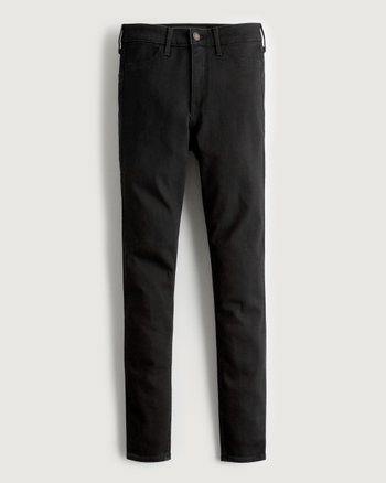 Women's High-Rise Black Jean Leggings | Women's Clearance | HollisterCo.com