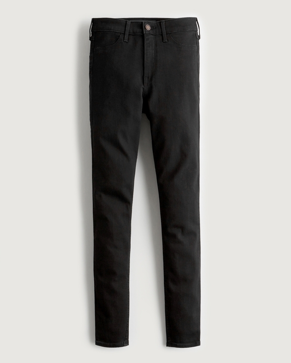 DAMEN Jeans Basisch Schwarz 36 Hollister Jegging & Skinny & Slim Rabatt 98 % 