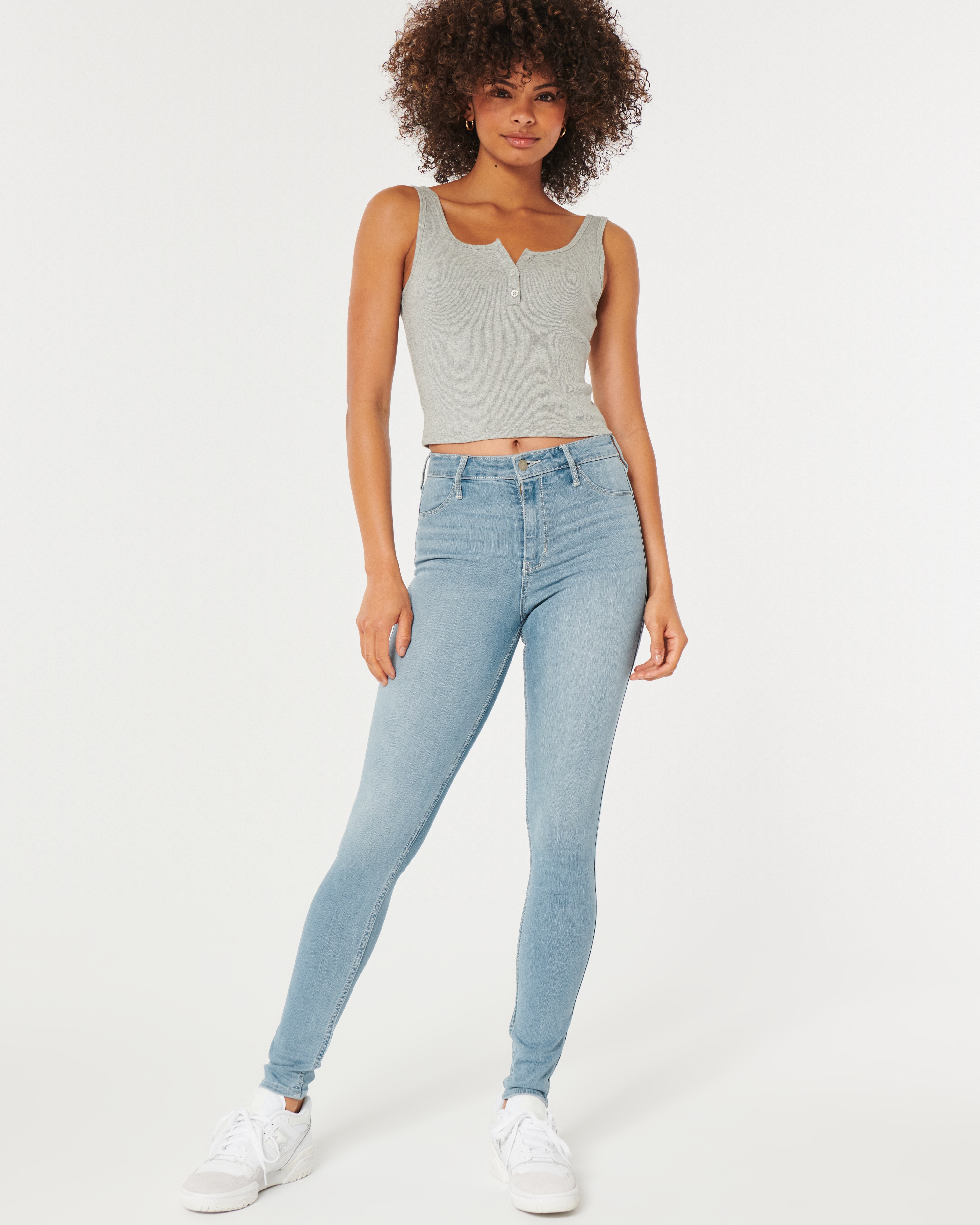 Hollister jeggings hot sale high waisted