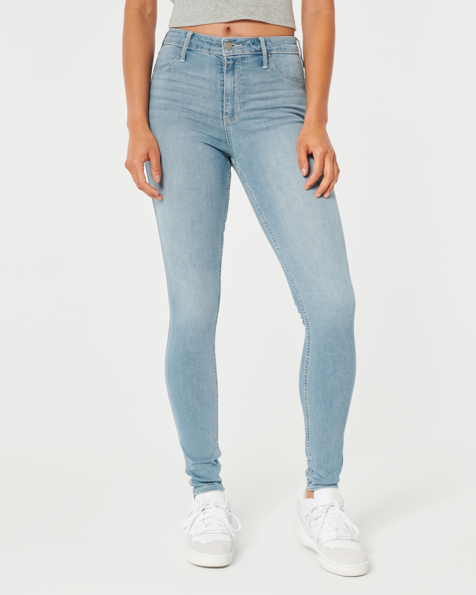 Hollister jeans size 3R high rise jean leggings advanced stretch.