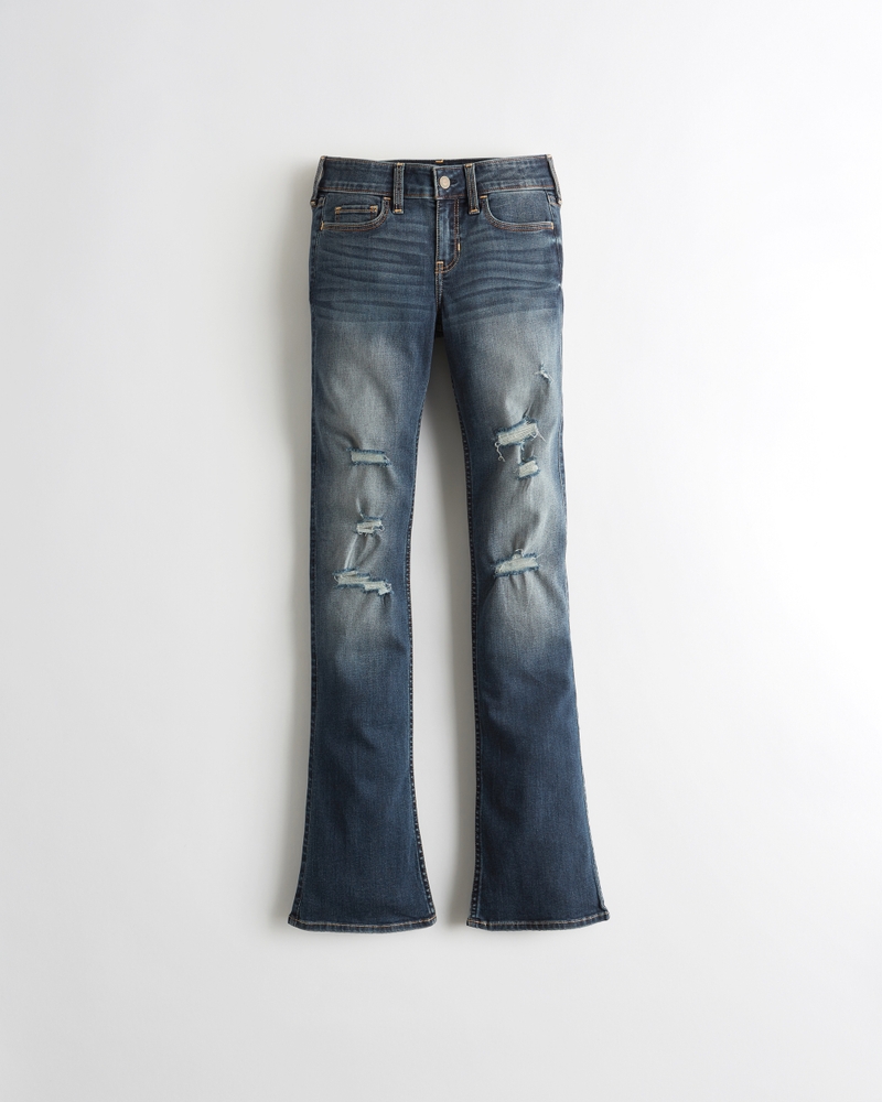 Hollister low deals rise bootcut jeans