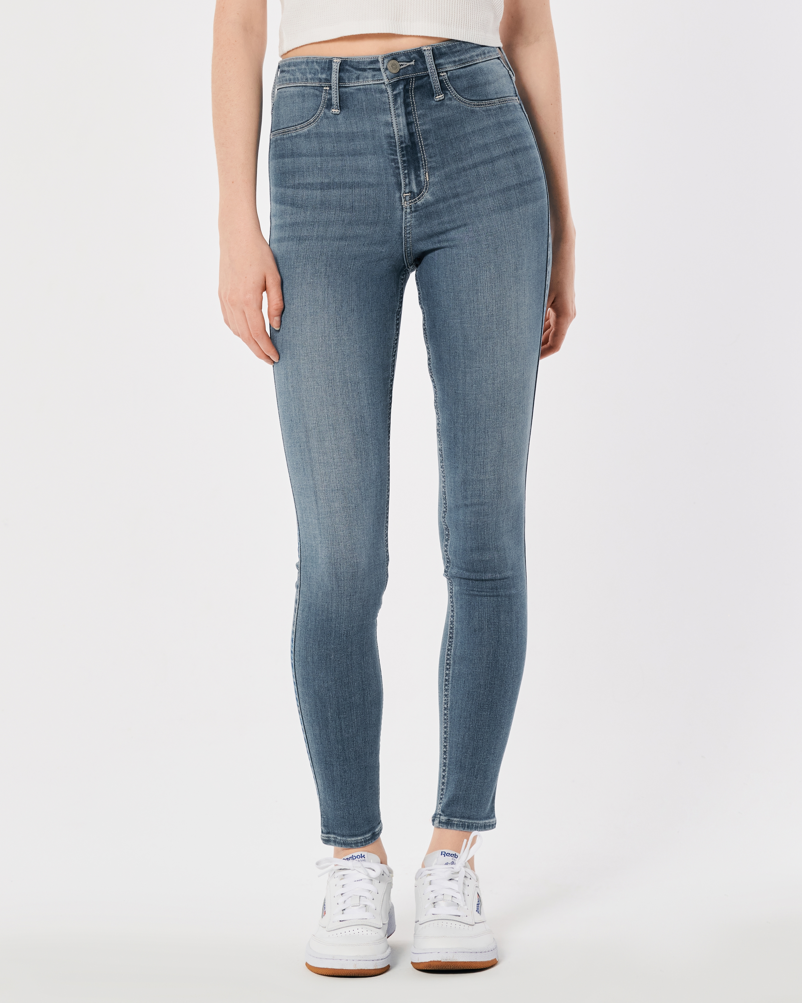 Hollister low rise jean legging advanced on sale stretch