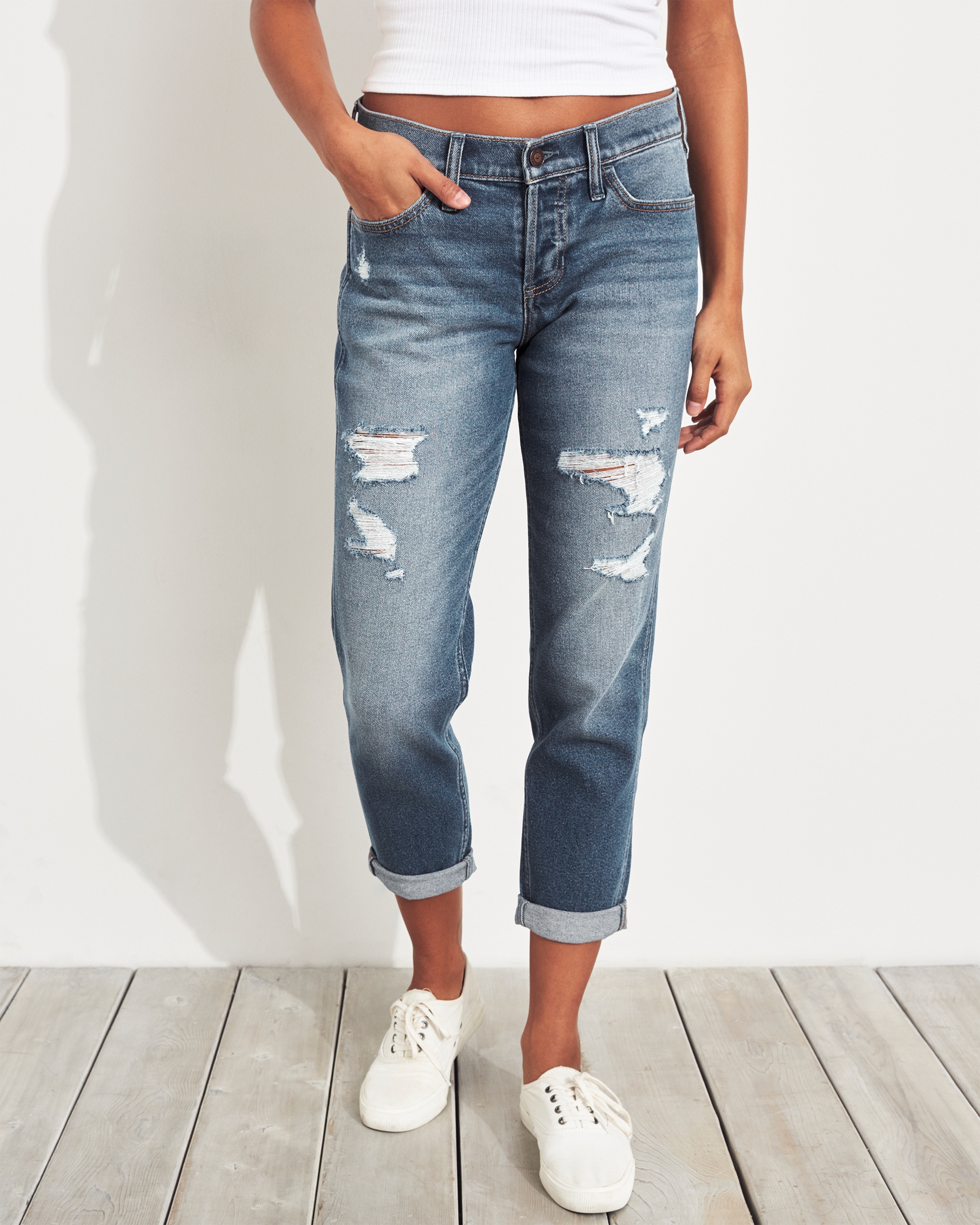 hollister vintage boyfriend jeans