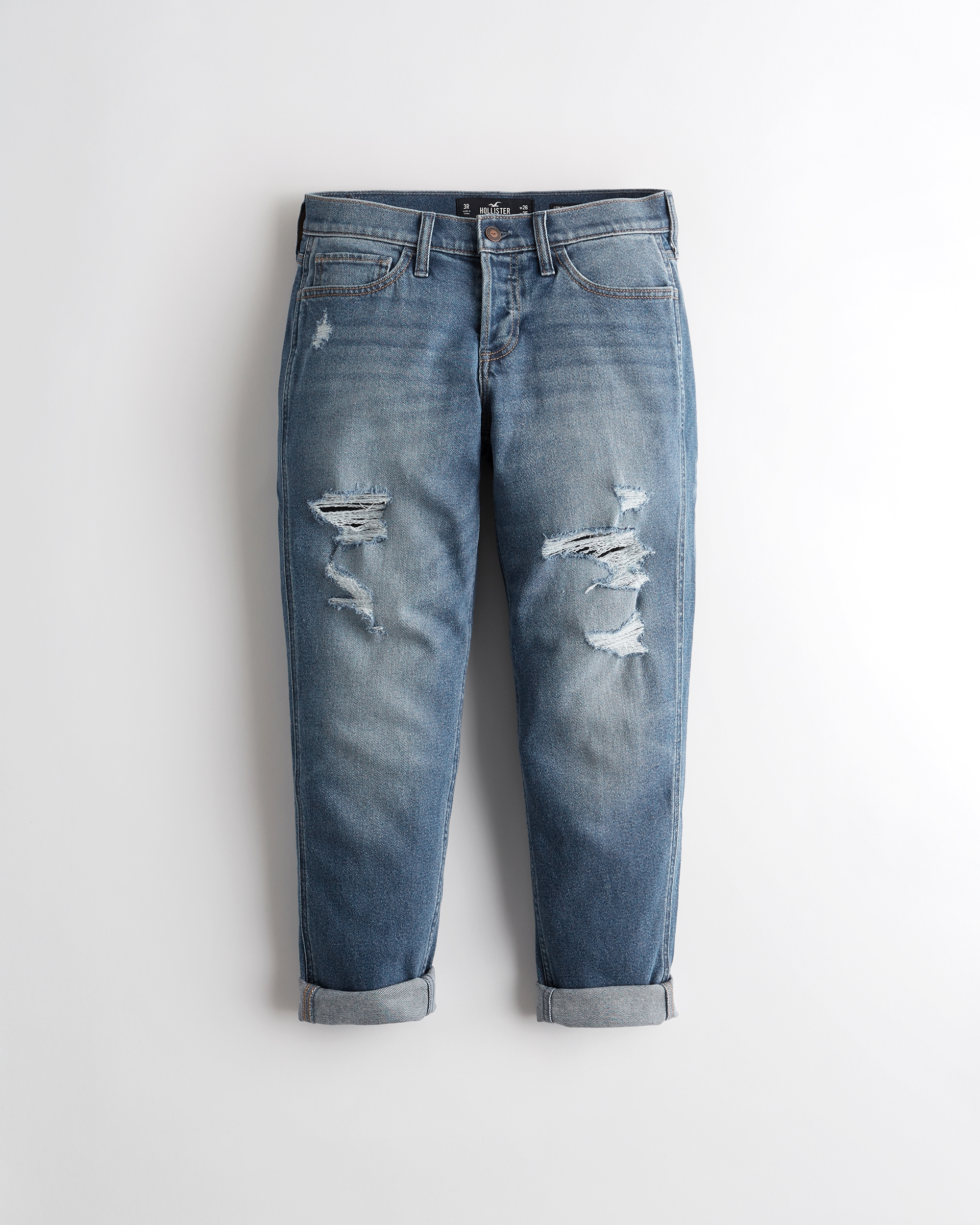 hollister low rise boyfriend jeans