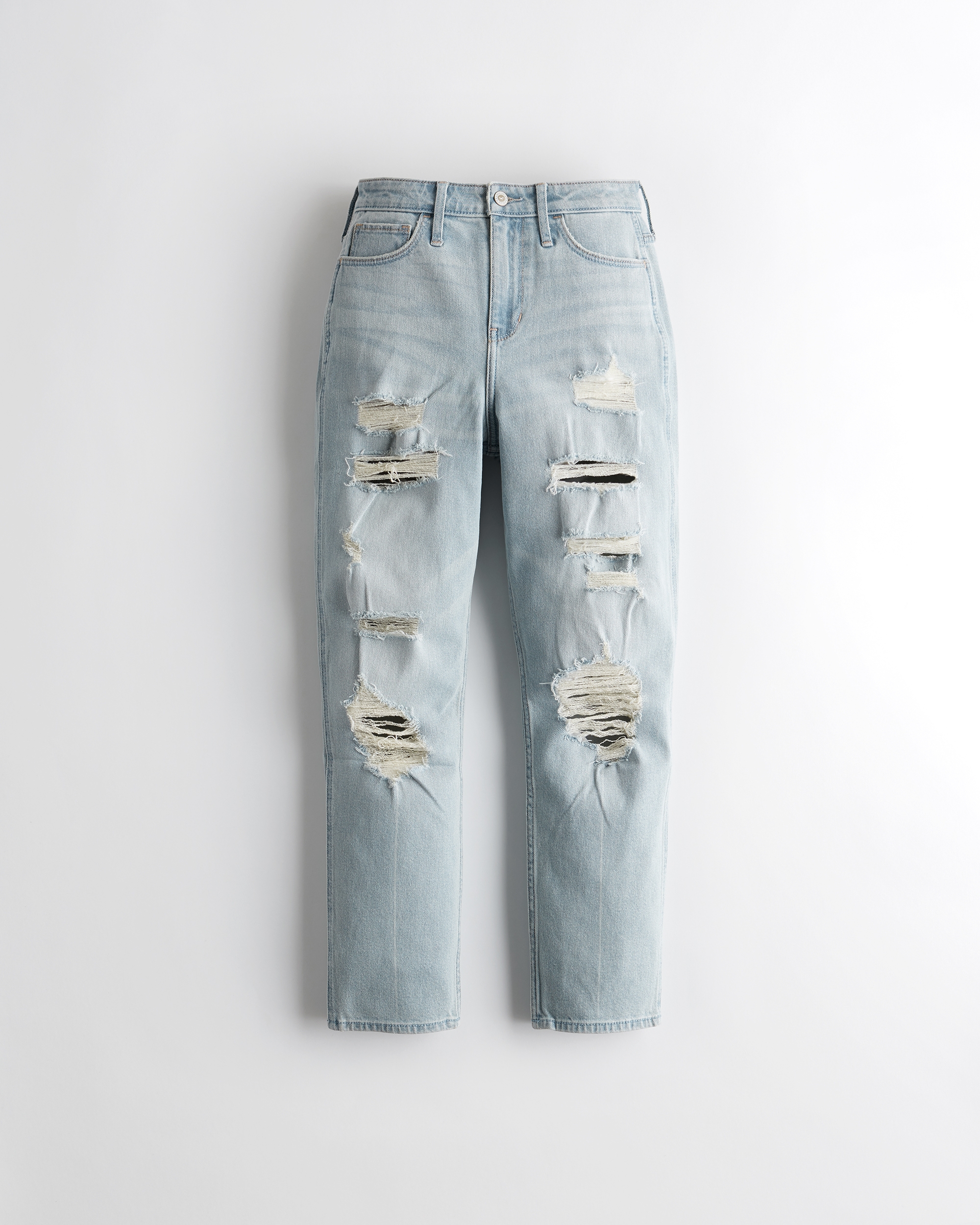 hollister paper bag mom jeans