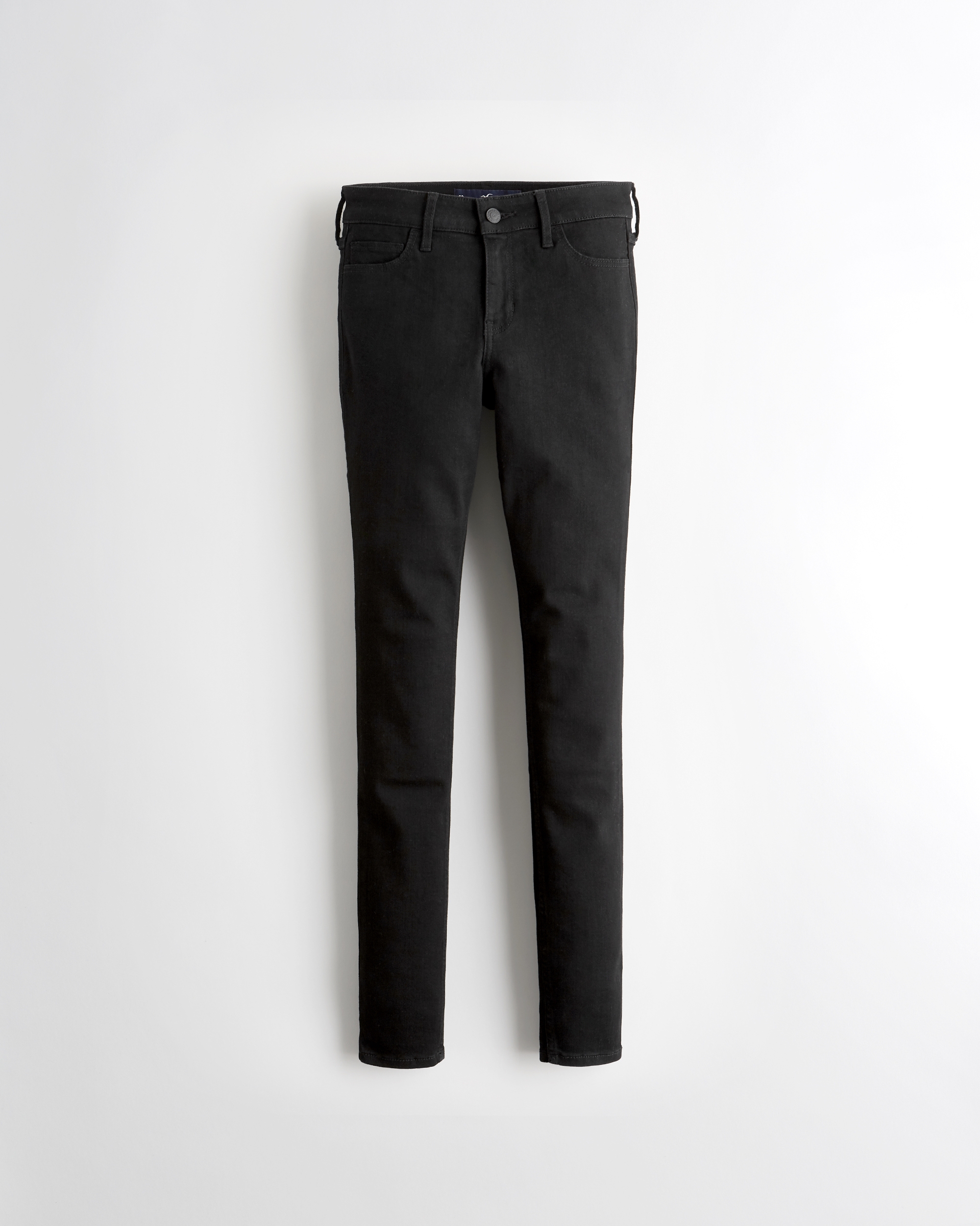 black ripped skinny jeans hollister