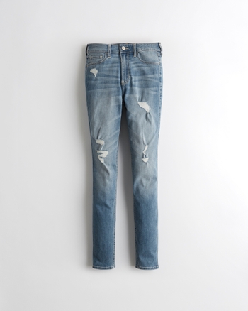 Hollister classic stretch mid rise super skinny jeans top