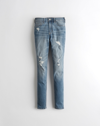 Hollister Stretch Super Skinny High-Rise Jeans Blue Size 00 - $25 (50% Off  Retail) New With Tags - From Dian