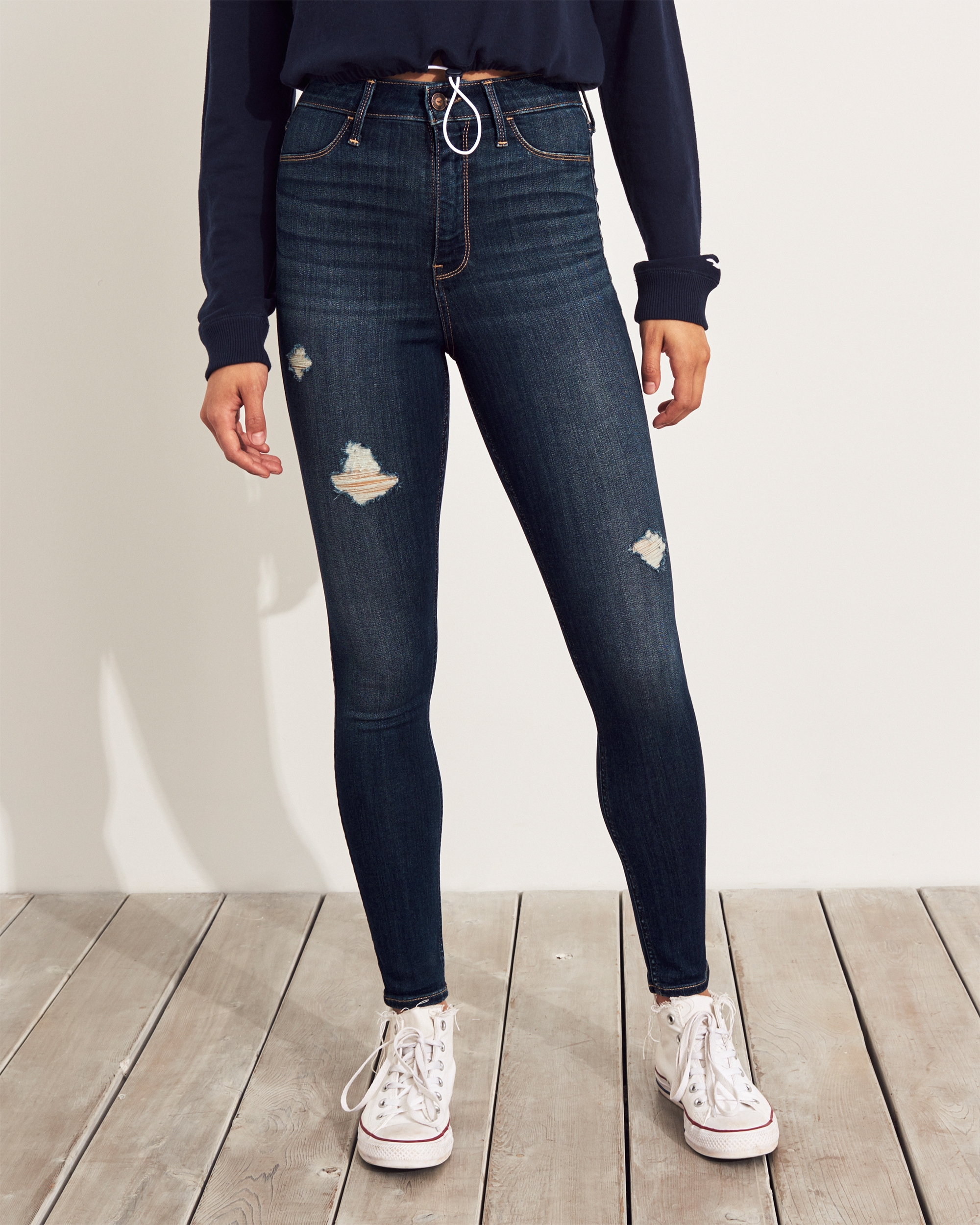 Hollister high 2024 rise jean leggings