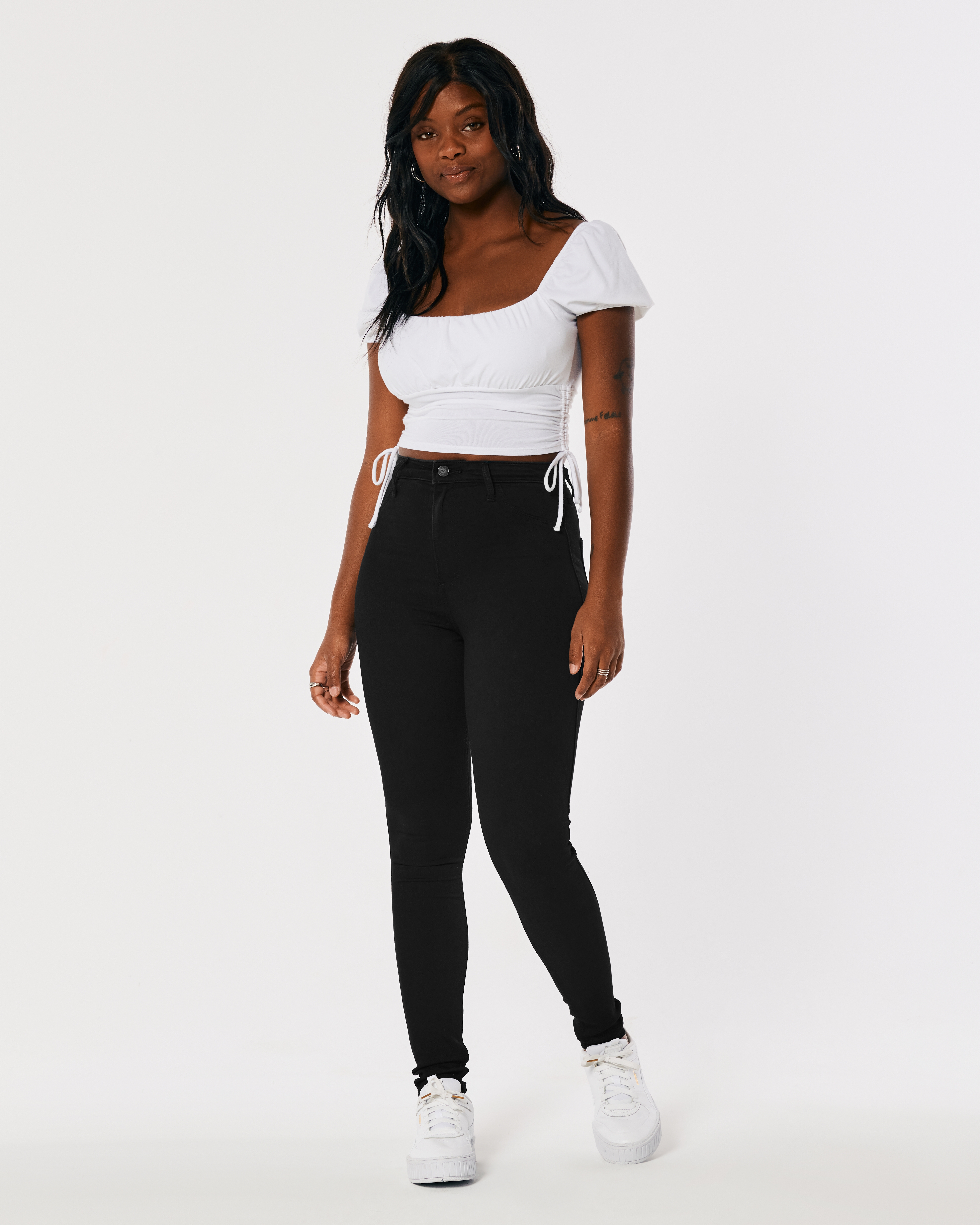 Curvy Ultra High-Rise Black Jean Leggings