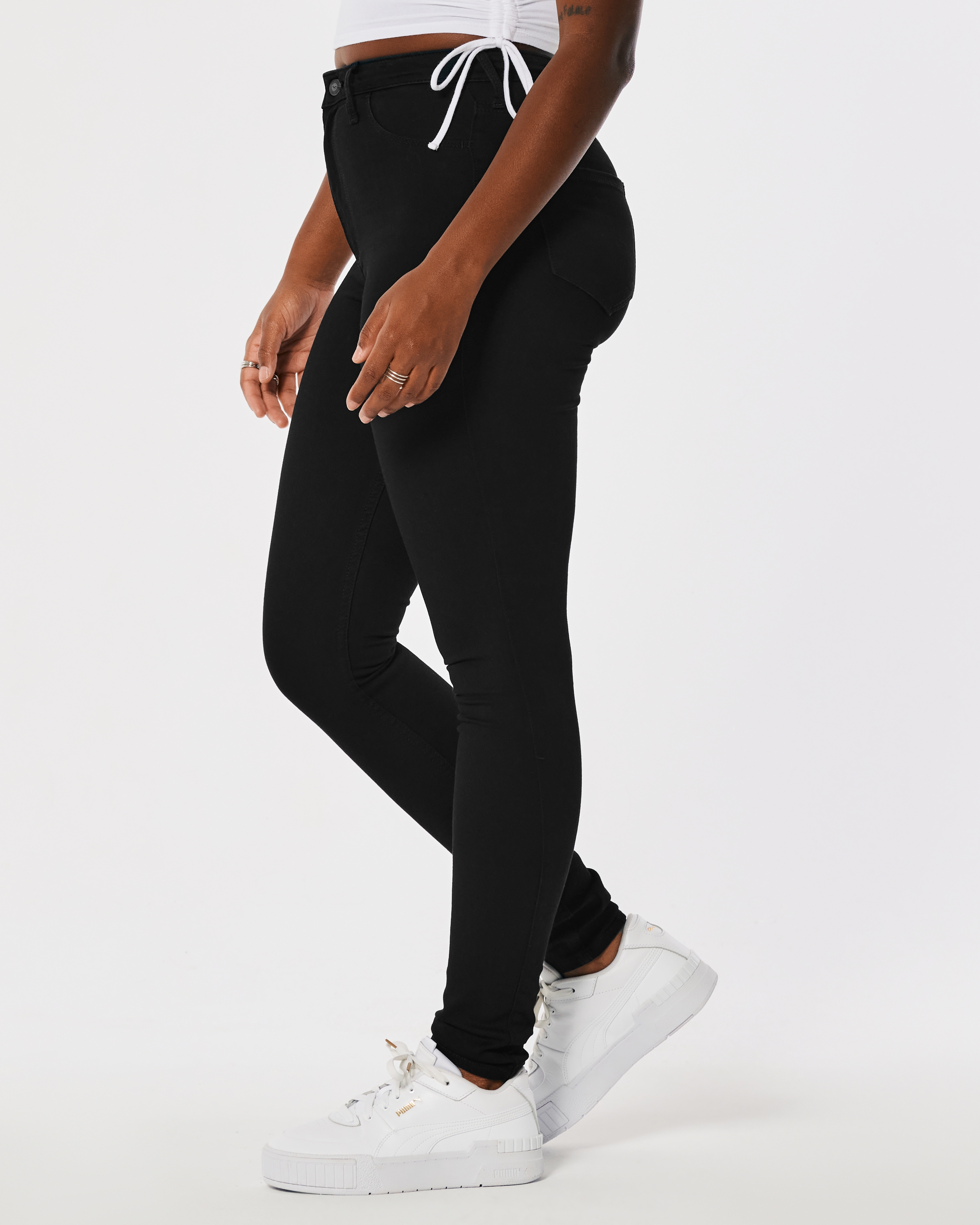 Curvy Ultra High-Rise Black Jean Leggings