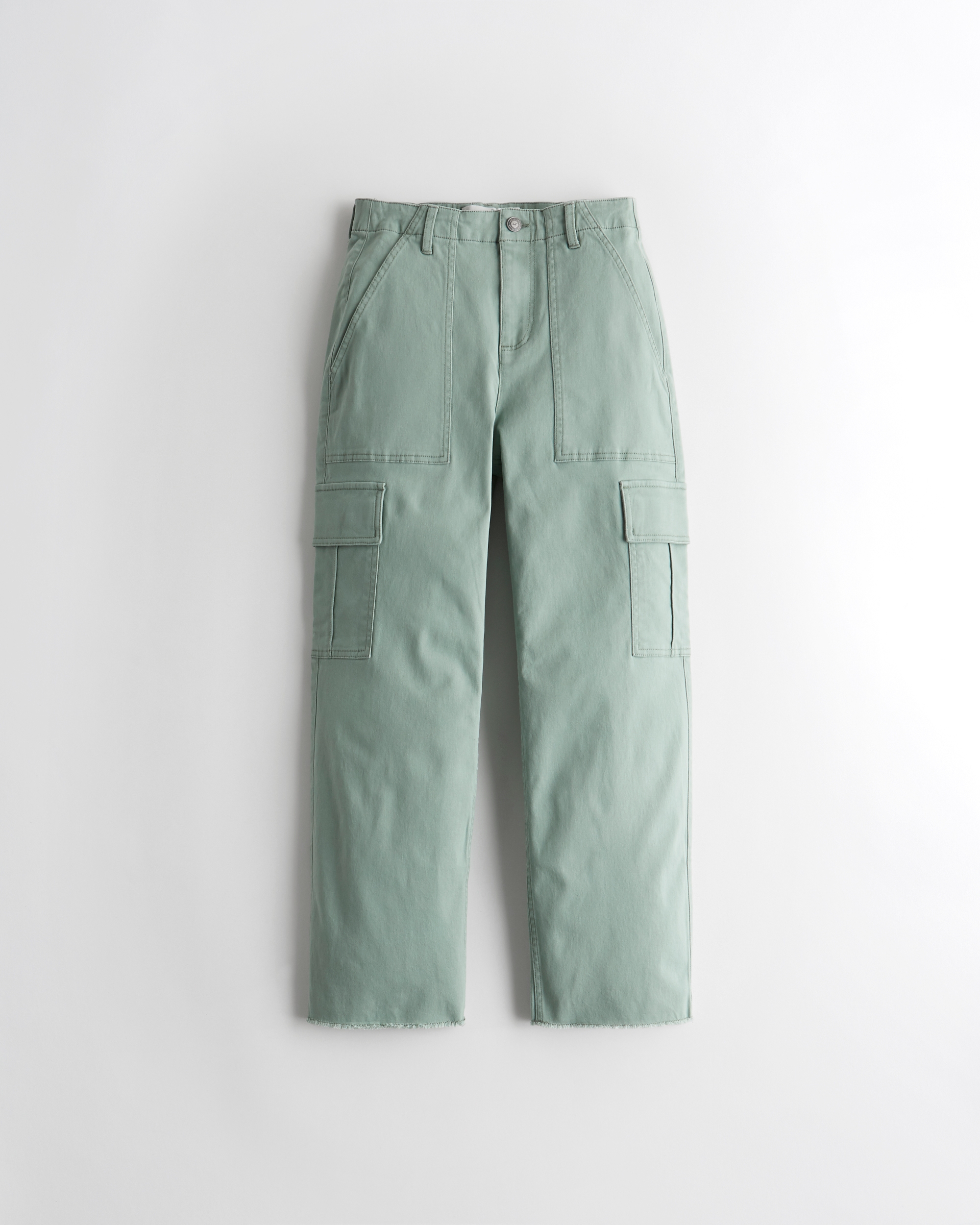 hollister ultra high rise straight utility pants