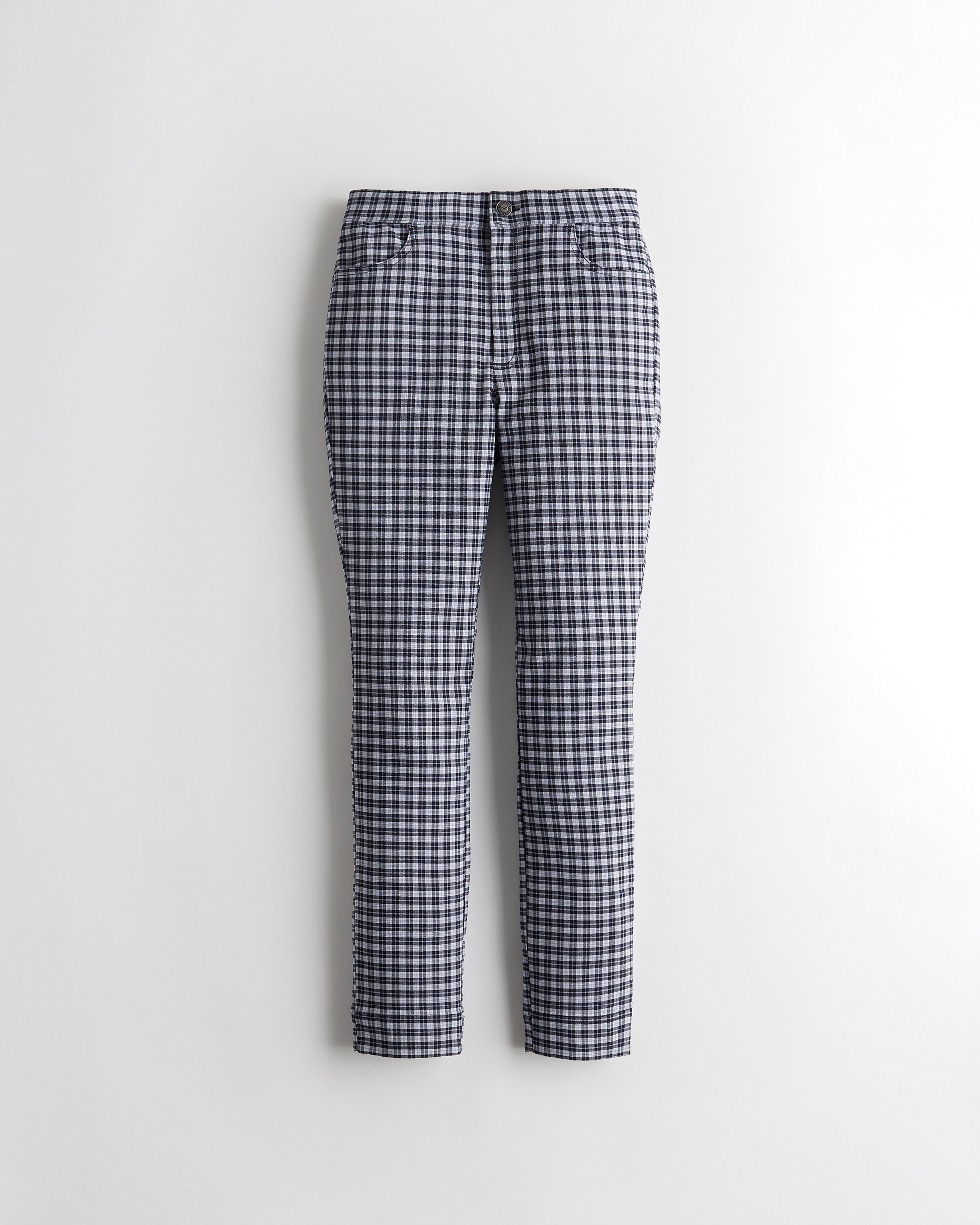 Hollister logo legging with chequered detail