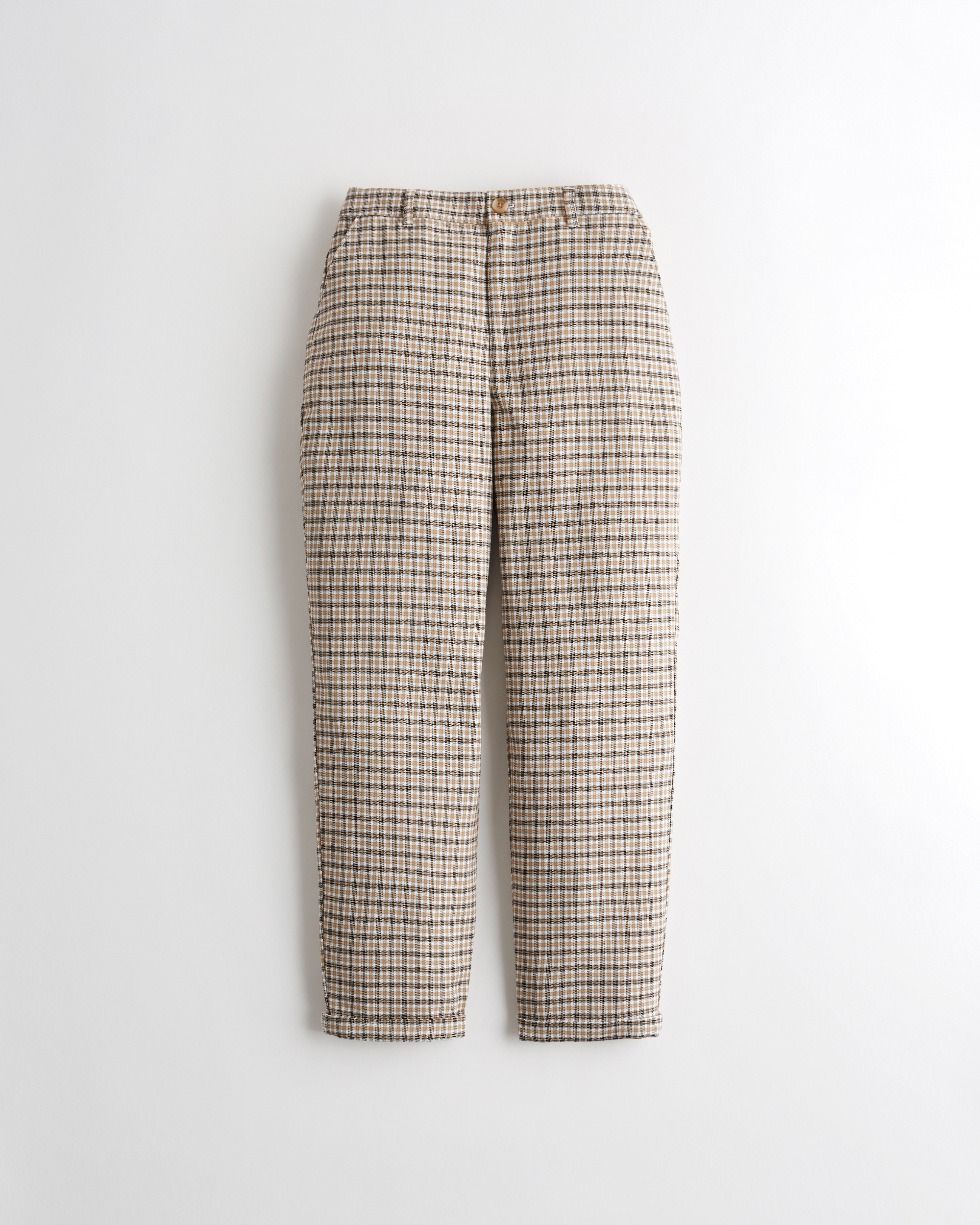 hollister plaid trousers