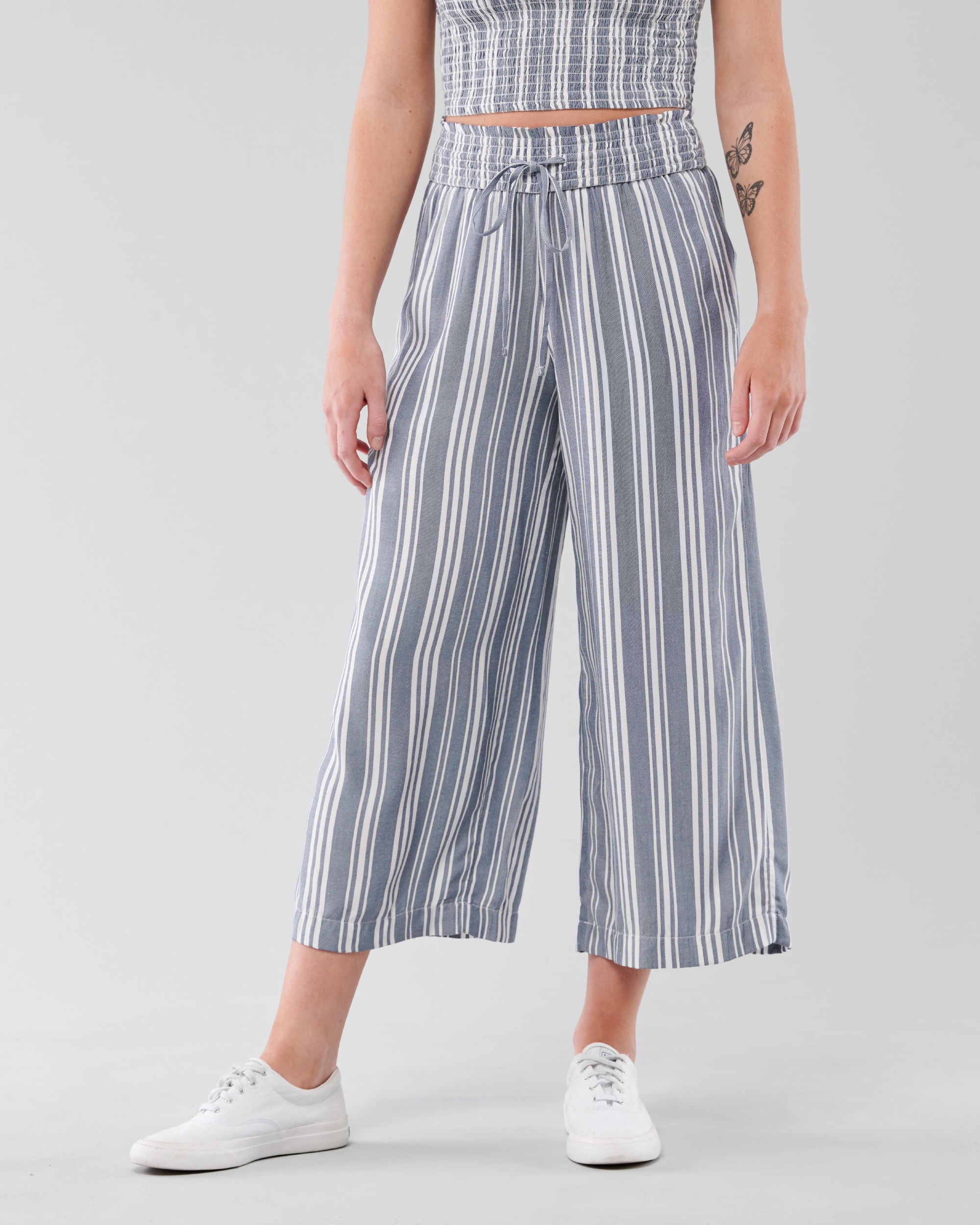 hollister striped pants