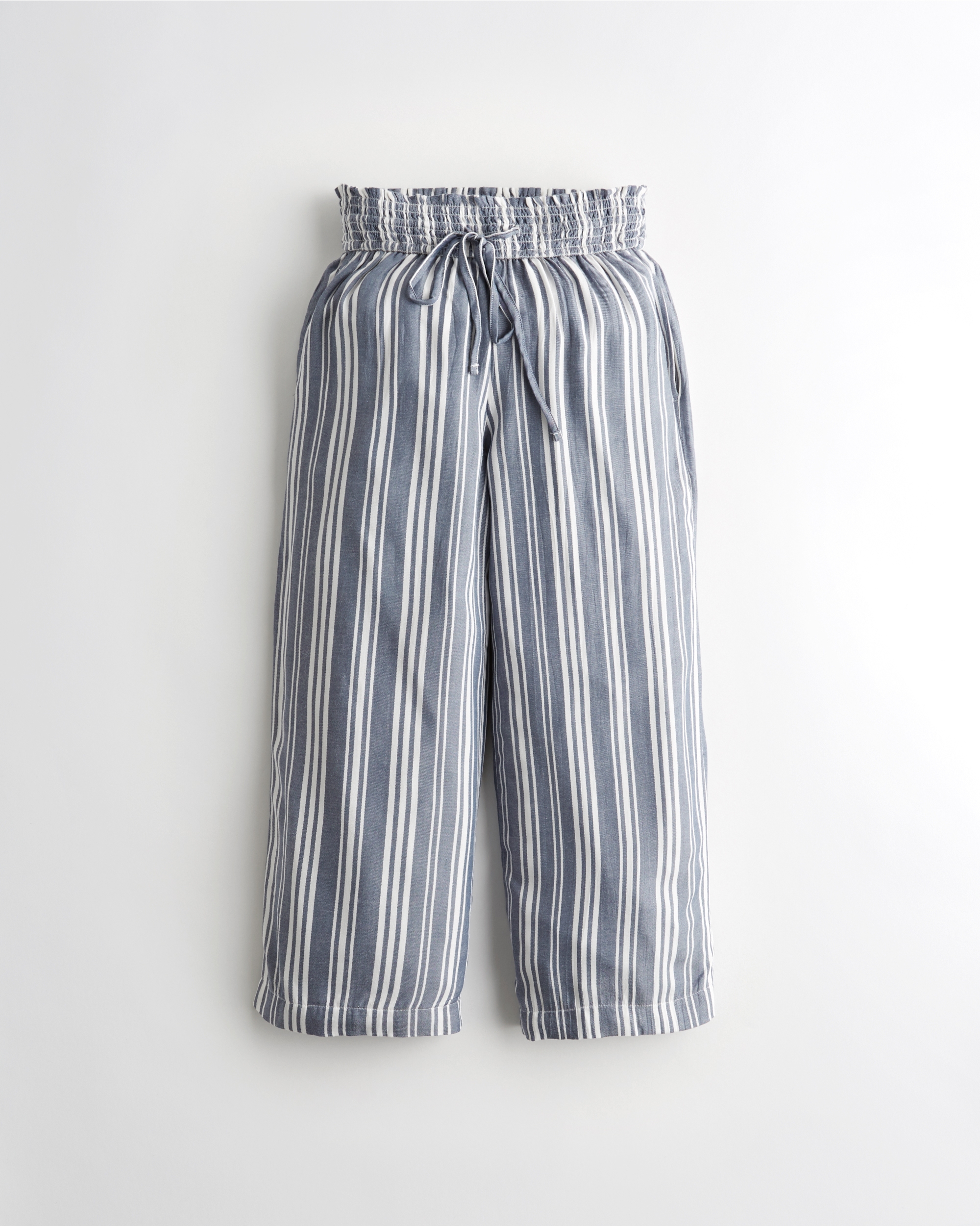 hollister black and white striped pants