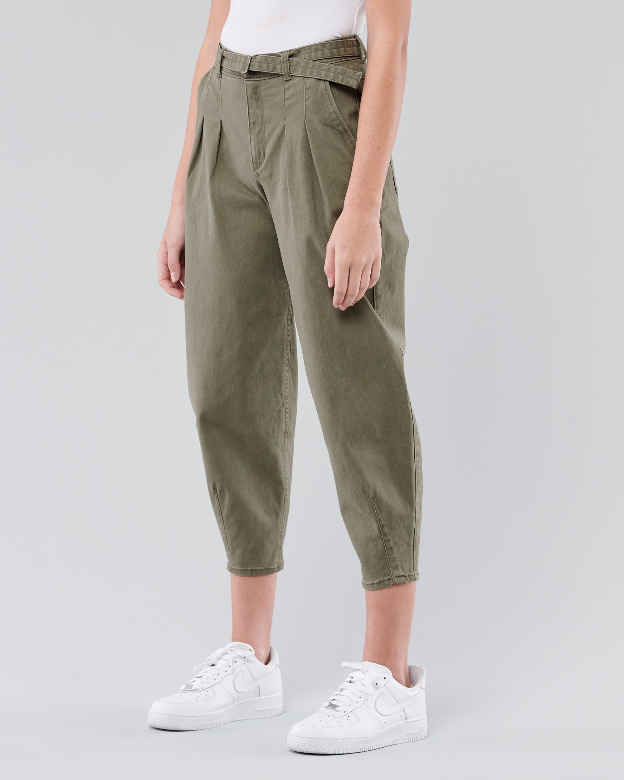 hollister khaki pants womens