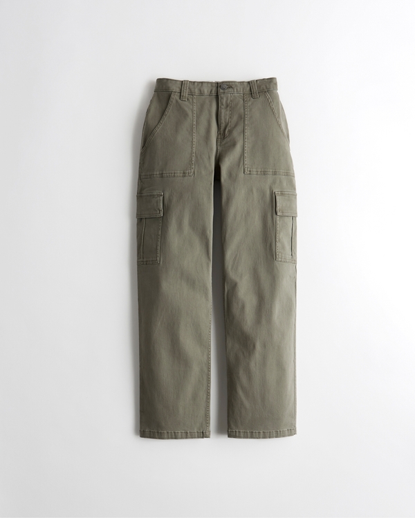 Girls High-Rise Utility Dad Pants | Girls Up To 60% Off Select Styles | HollisterCo.com