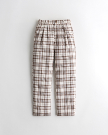 Plaid pants hollister outlet