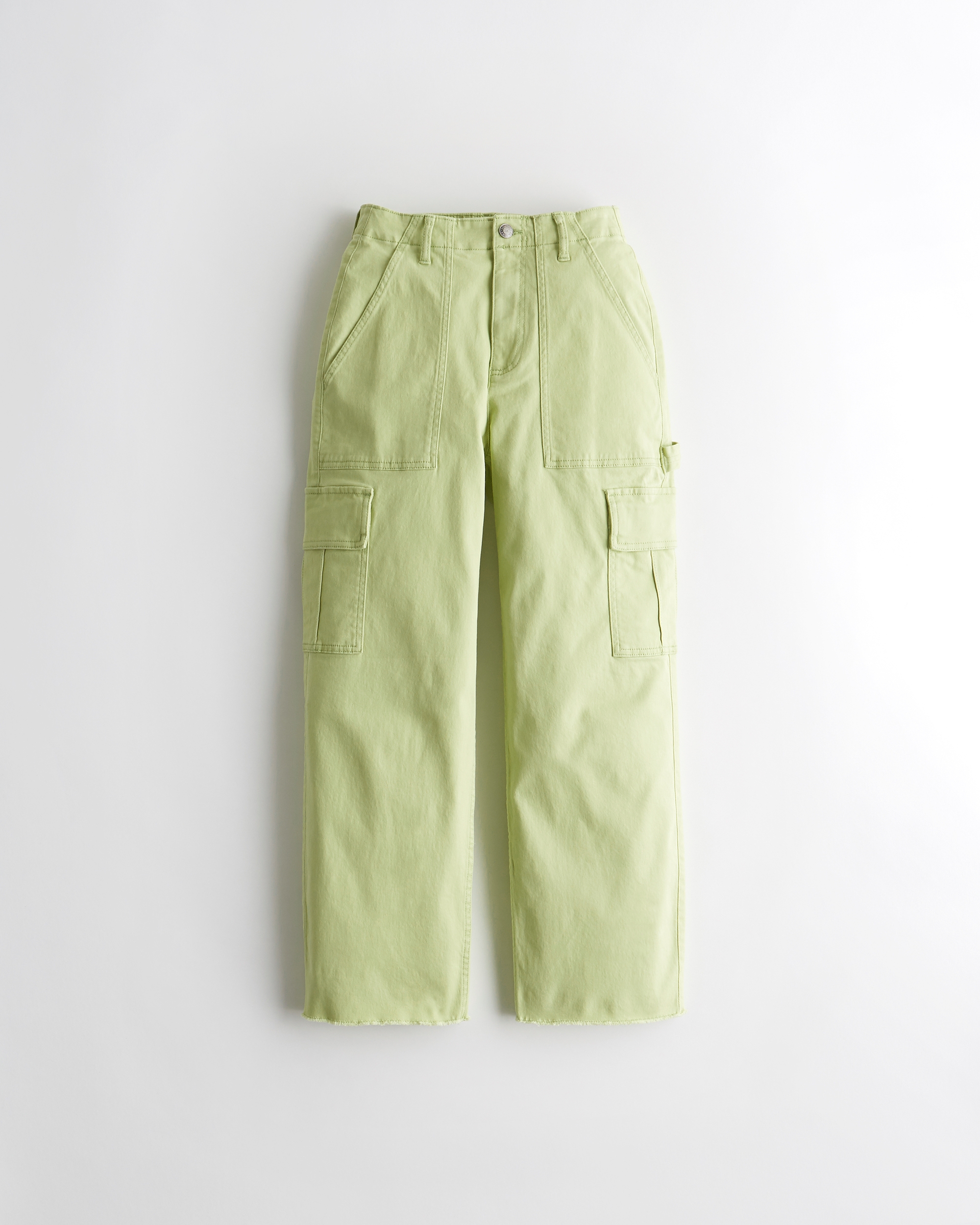 hollister ultra high rise straight utility pants