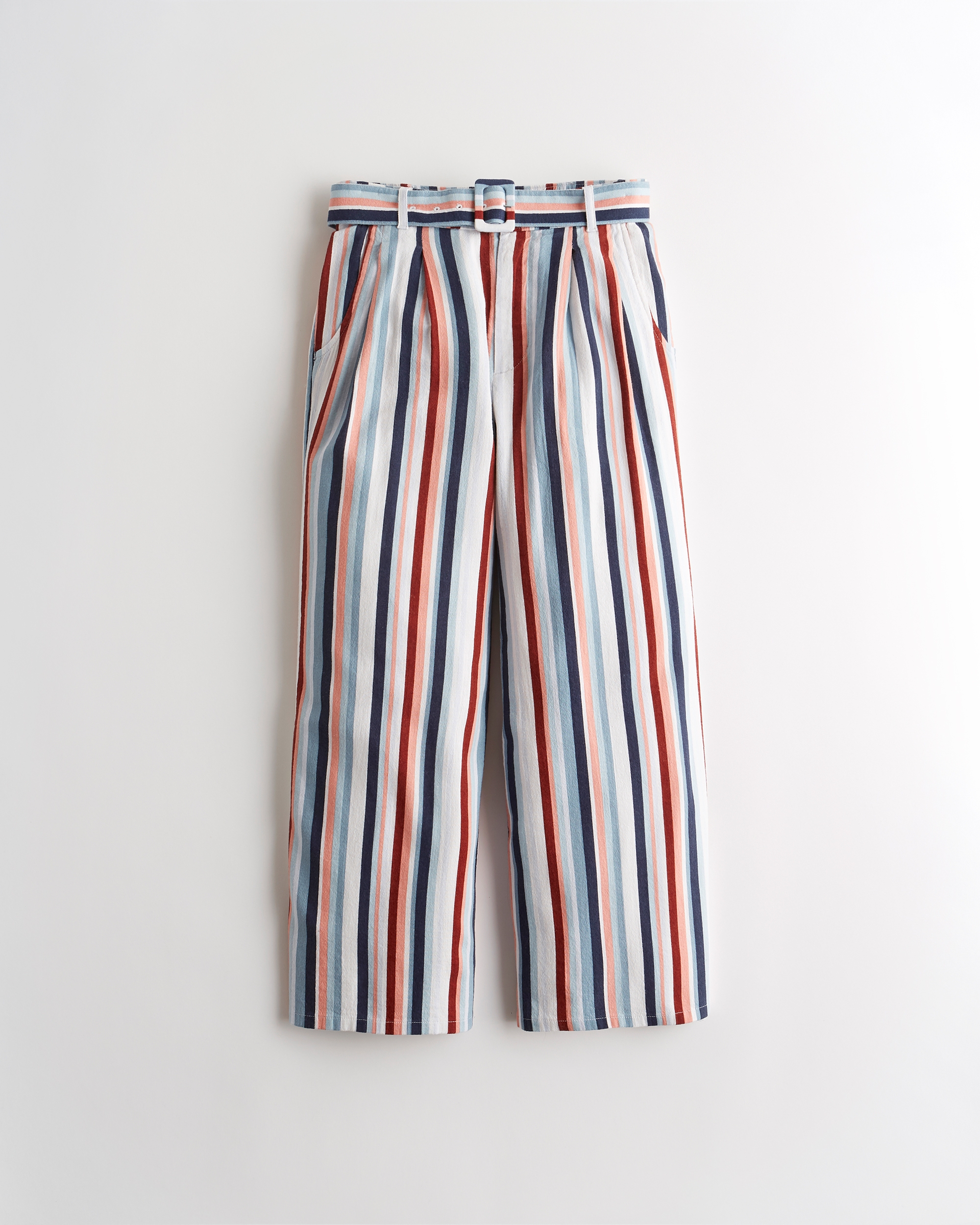 high rise linen shorts