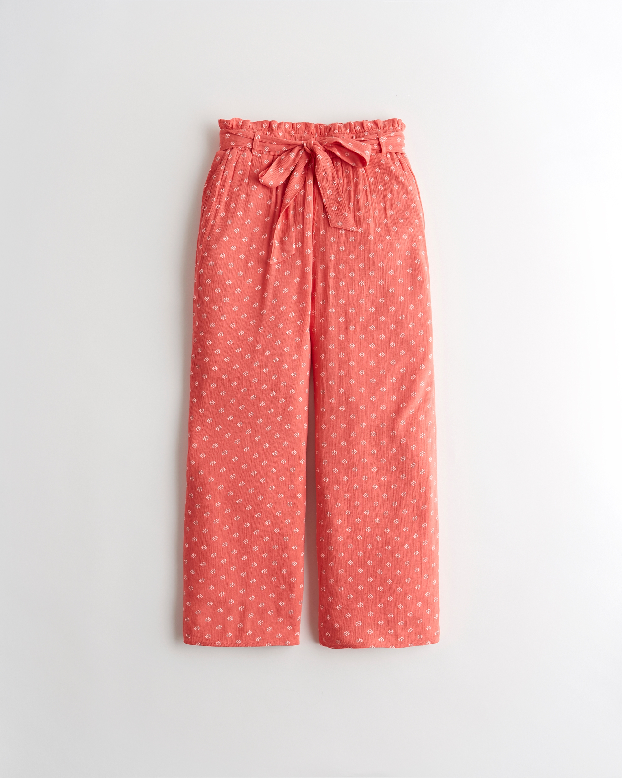 hollister woven crop slim pants