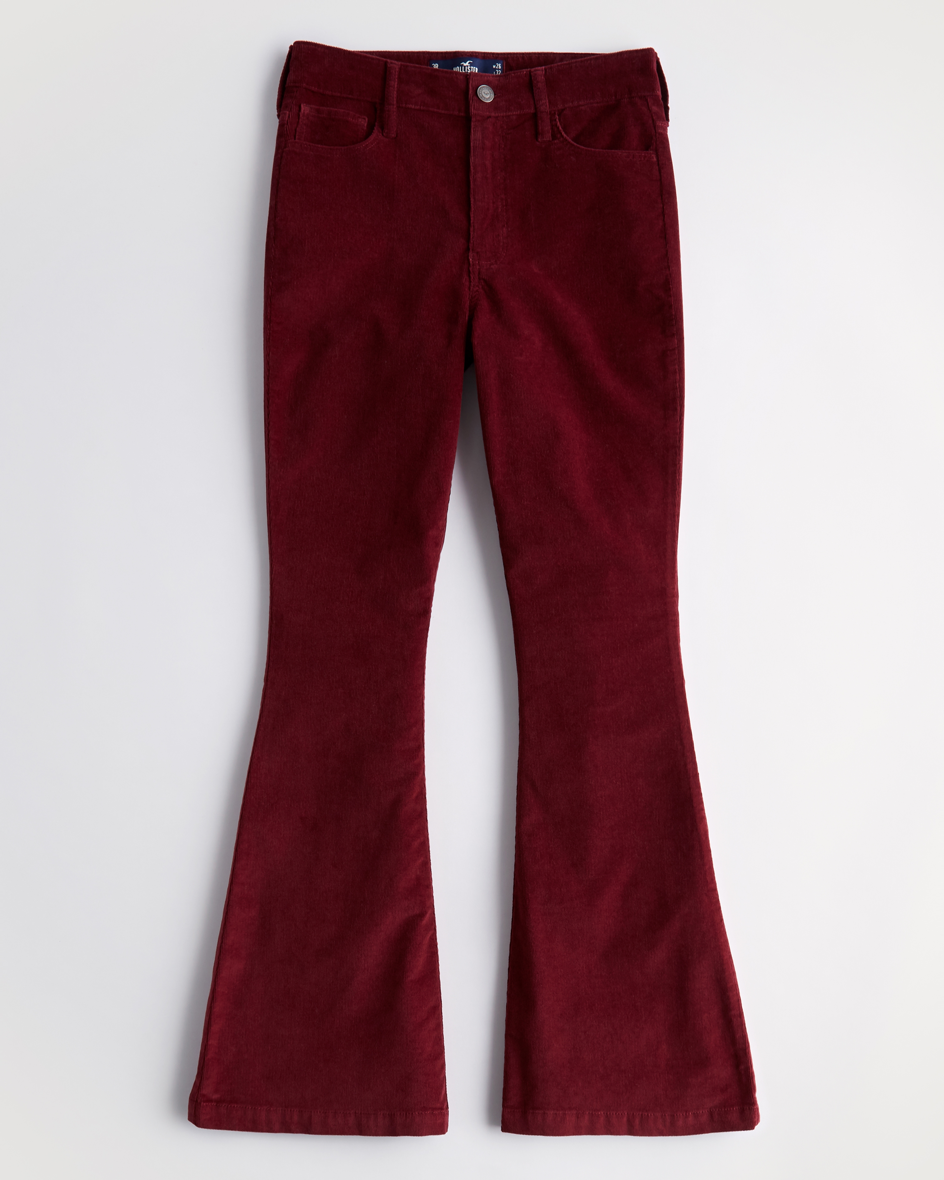 Red corduroy hot sale bell bottoms