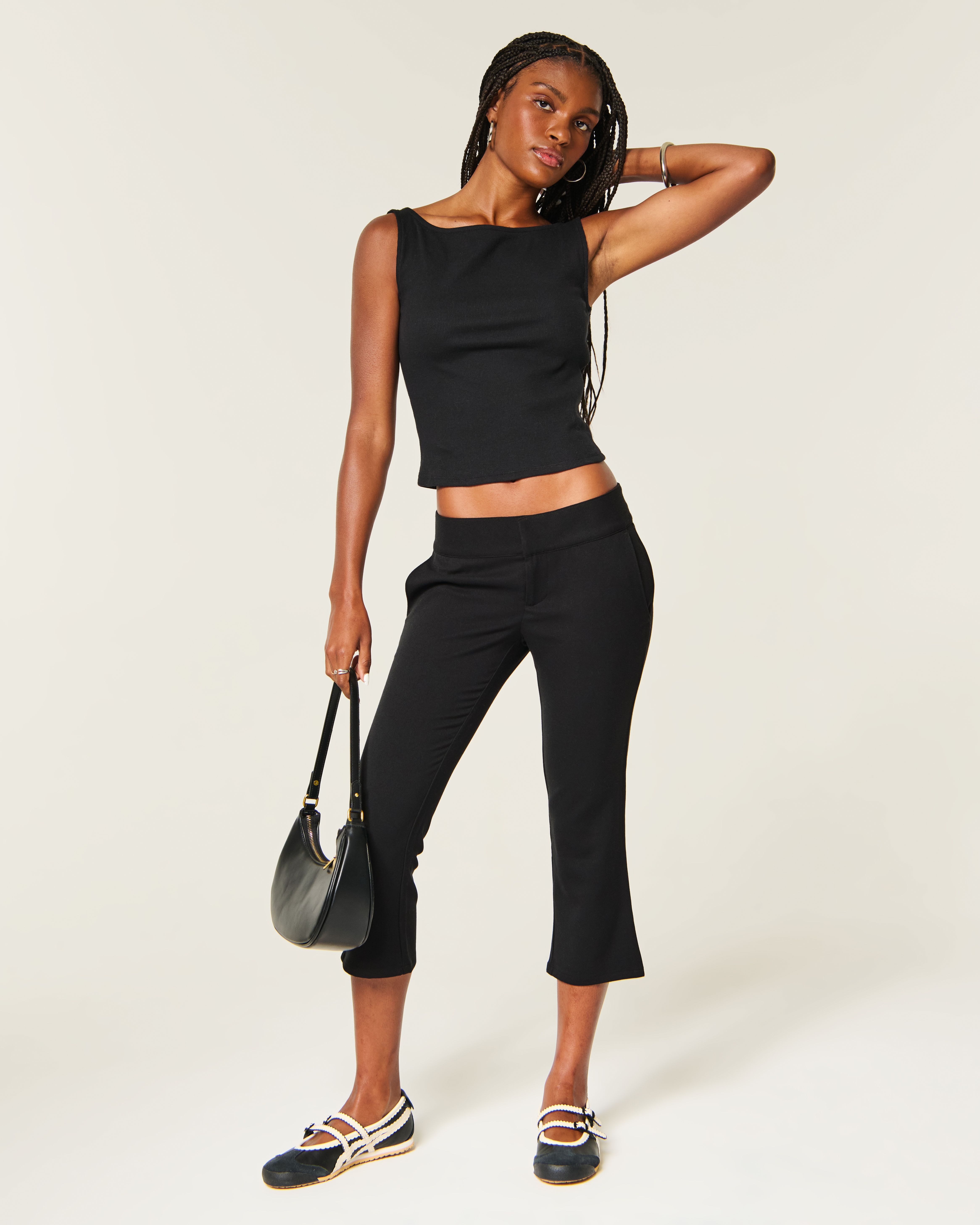 Low-Rise Capri Pants