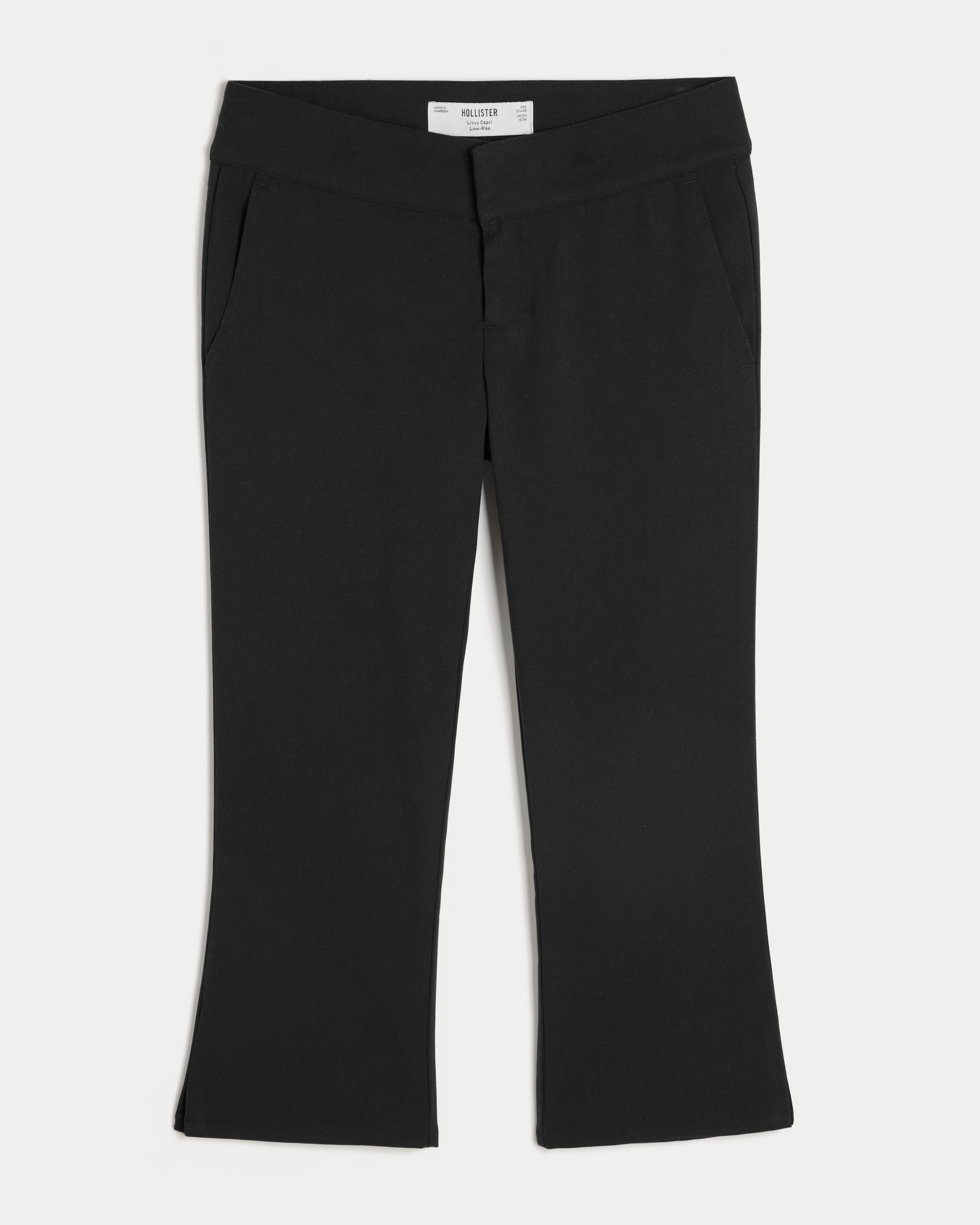 Low-Rise Capri Pants