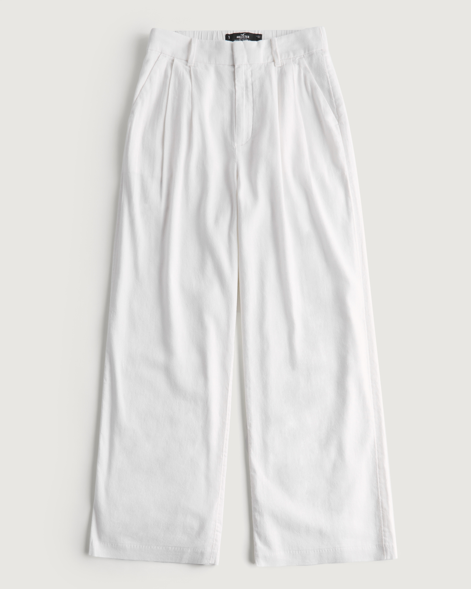 Buy Athleta Green Mid Rise Wide Leg Linen Trousers from Next Ireland