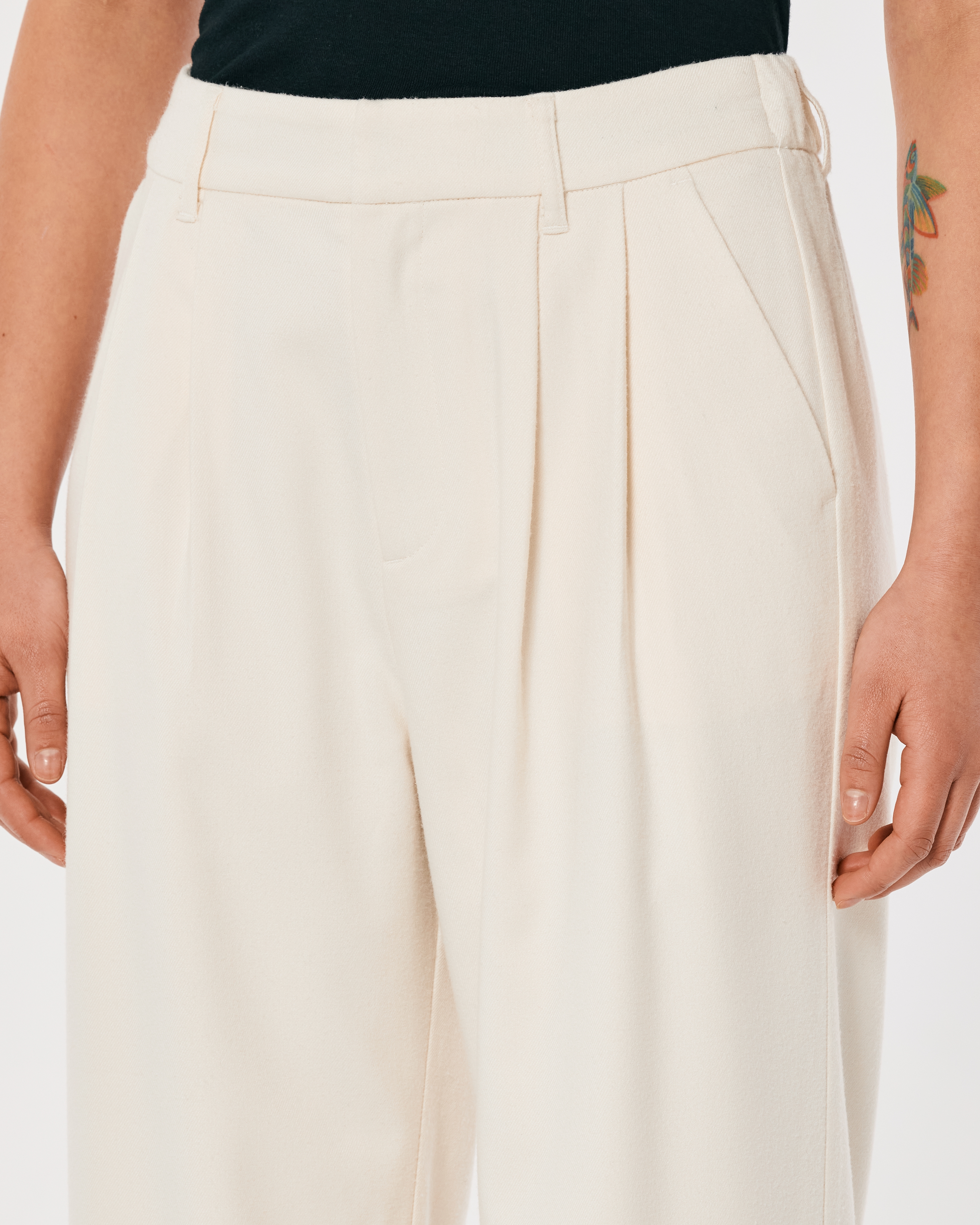 Women's Ultra High-Rise Pleated Wide-Leg Pants | Women's Clearance