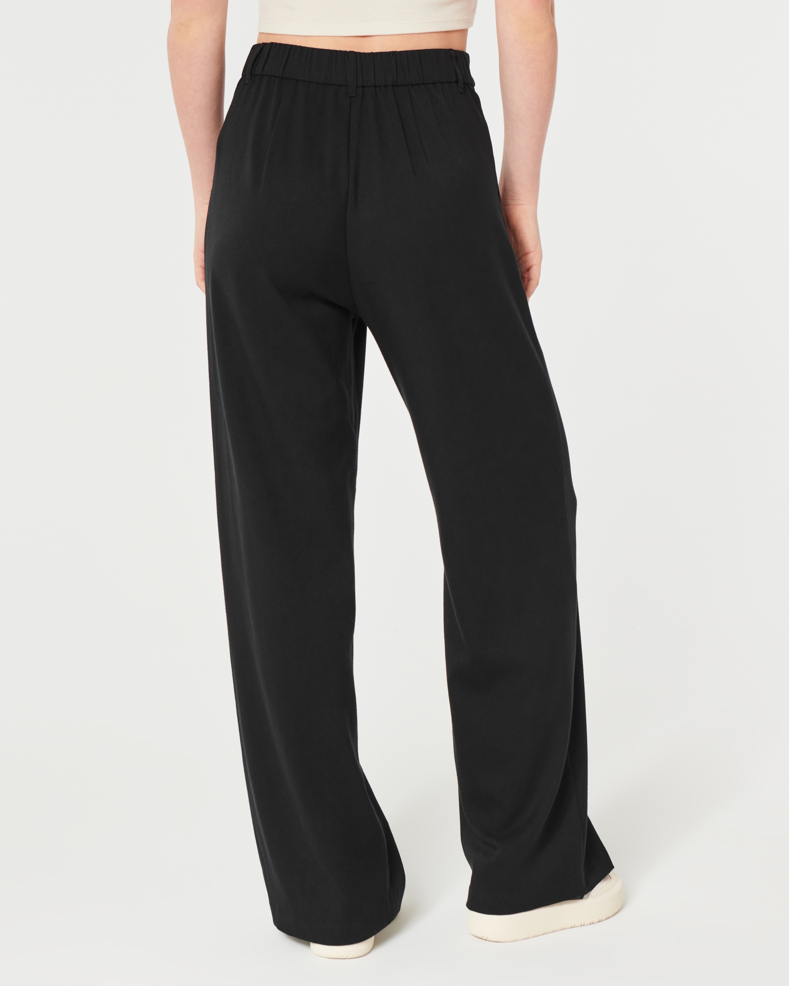 Buy Hollister Women's Sweatpants and Leggins (XS, Black Ultra High