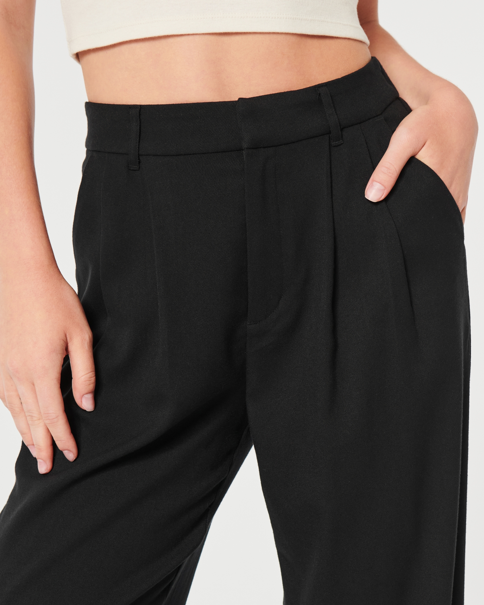 Hollister Livvy Wide-Leg Pants curated on LTK