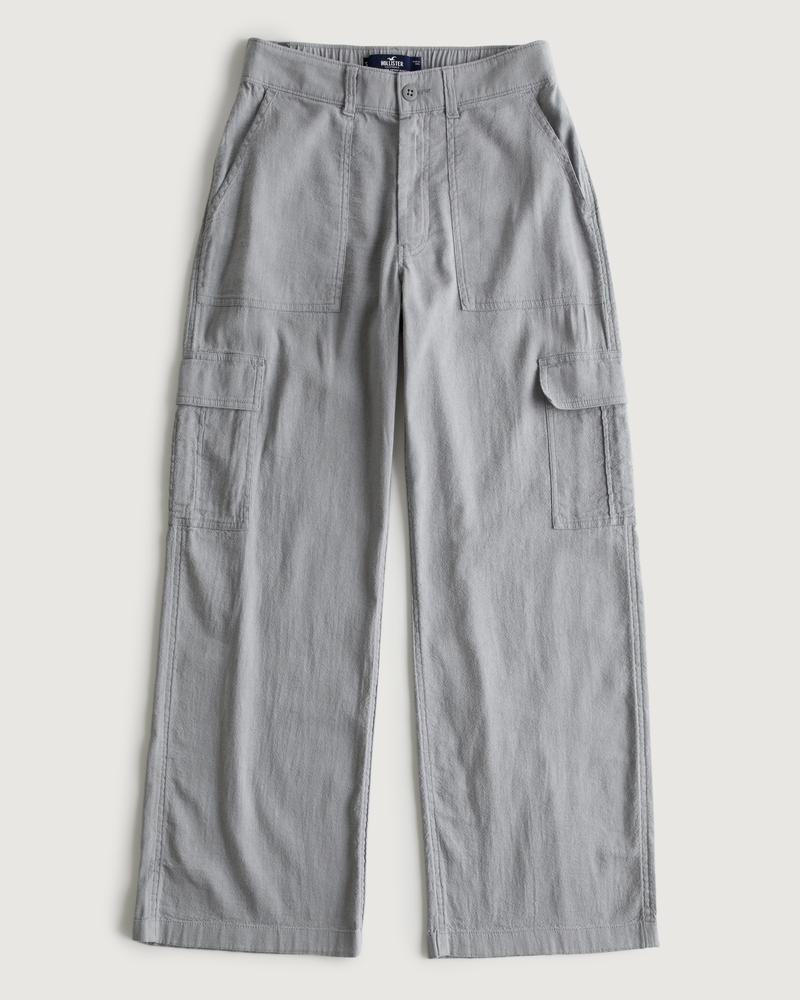 Ultra High-Rise Drapey Cargo Pants