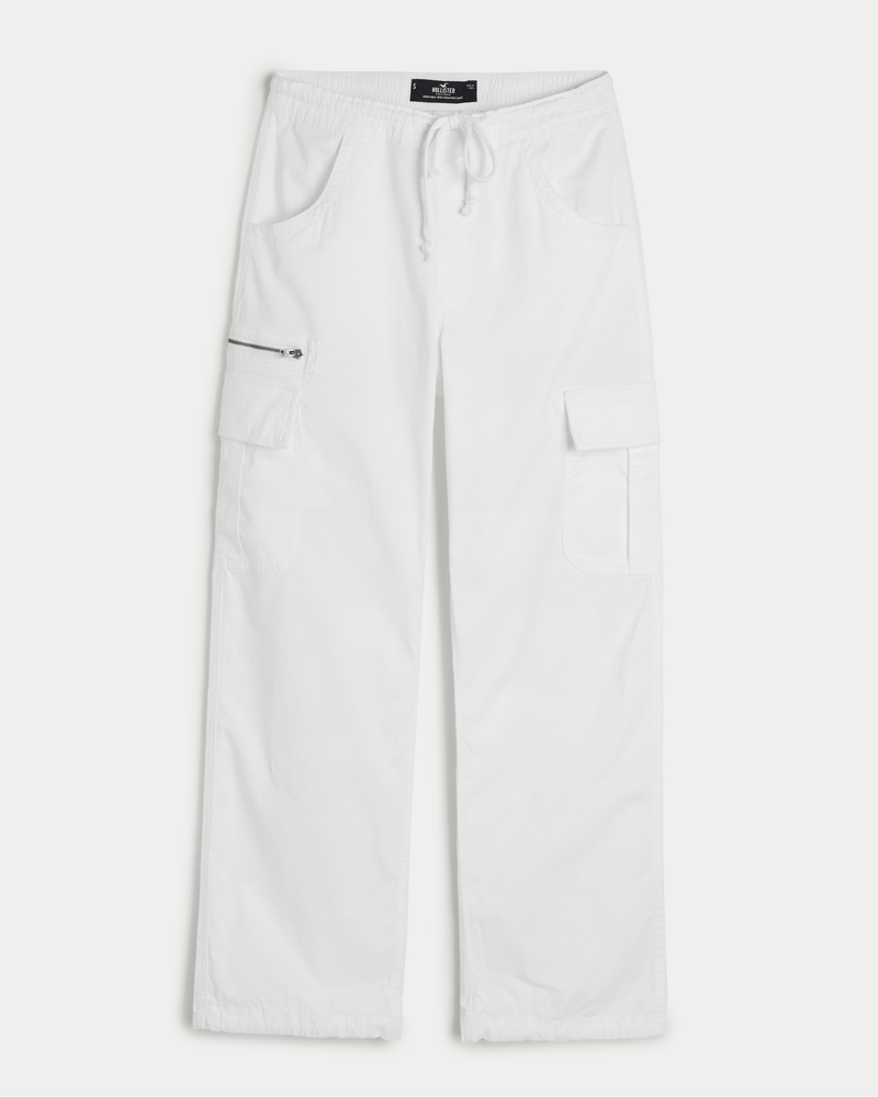 ADJUSTABLE RISE CARGO PARACHUTE PANTS