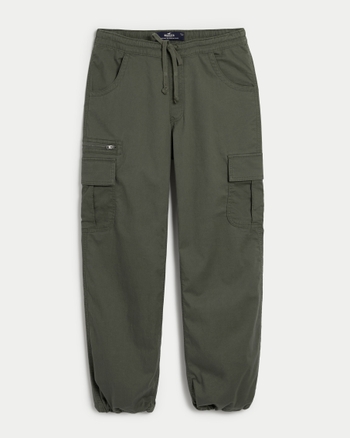 Youth Cargo Parachute Wide Leg Cinched Pants main image 1