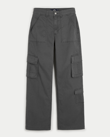 Women's Ultra High-Rise 3-Pocket Baggy Cargo Pants